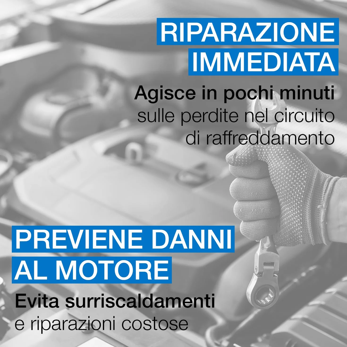 ERRECOM Bluet Turafalle 250 mL Perdite Liquido Radiatore Impianti Raffreddamento Auto Moto