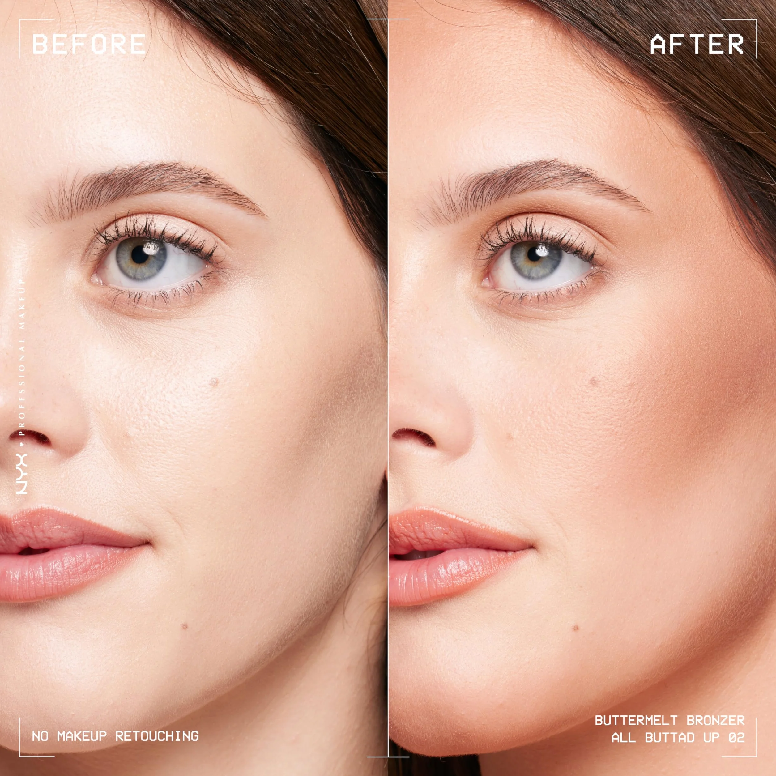 NYX Professional Makeup Bronzer, Per un Look Abbronzato e Luminoso, Tenuta fino a 12h, Resiste alle Sbavature, No Transfer, Buttermelt, Tonalità: Butta Me Up, 5 g