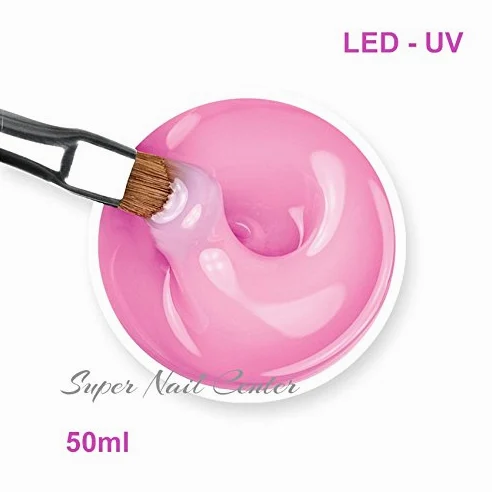 Gel Costruttore Rosa natural LED/UV Masterline System Pro 50ml per ricostruzione unghie metodo trifasico - Made in Germany