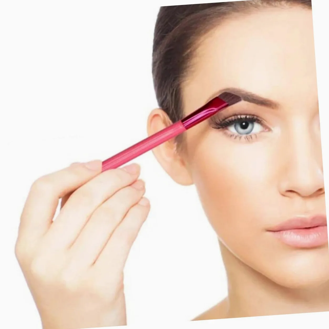 MAGICLULU 5 Set Di Pennelli Per Sopracciglia Angolati Per Donne Strumento Per Il Trucco Per Modellare Le Sopracciglia Applicazione Del 2 Pezzi*5