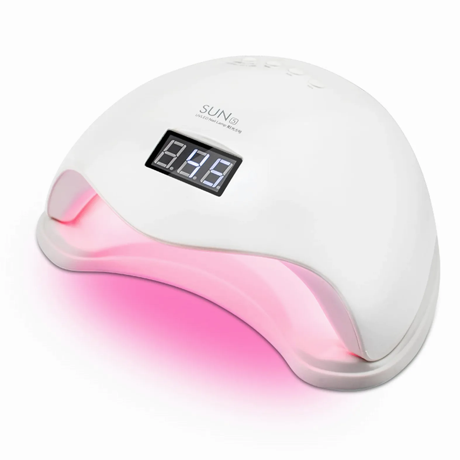 ZYC Luce Rossa 48W Sun5 UV LED Lampada per Unghie Lampada per Unghie Phototherapy Asciugamano per la polimerizzazione Rapida dell'unghia Unghie delghie delghie delghie delghie delghie dell Arte del