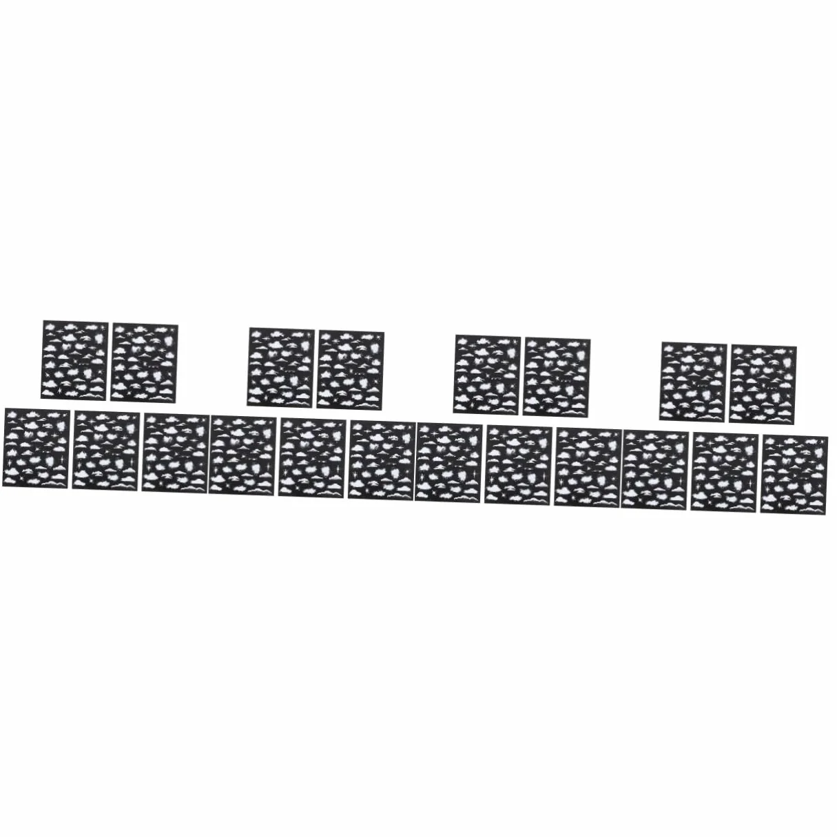Healeved 20fogli Adesivi Per Unghie Decalcomanie Decorative Per Nail Art Adesivi Creativi Per Unghie Colorate Design Unico e Pratico e Occasioni Speciali