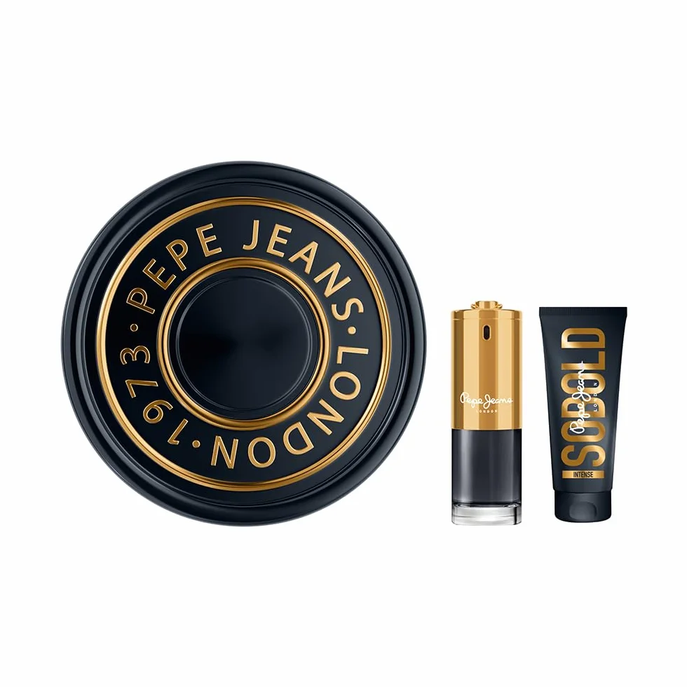 Pepe Jeans SoBold Intense For Him Confezione Regalo Profumi Uomo 2 Pezzi Eau de Parfum Uomo 100ml e Gel Doccia 100ml Set fragranza Ambra e Speziata
