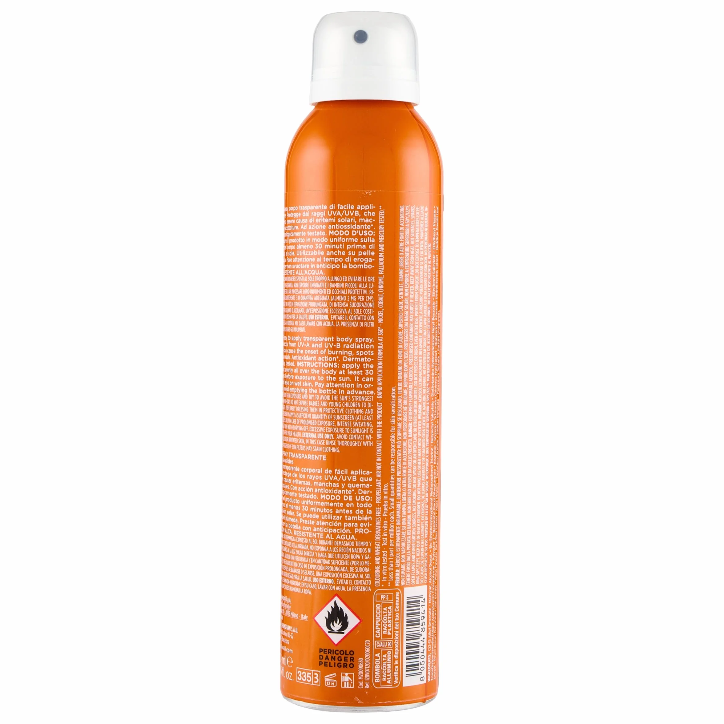 Rilastil Sun System Spray Corpo Trasparente SPF 30 200ml