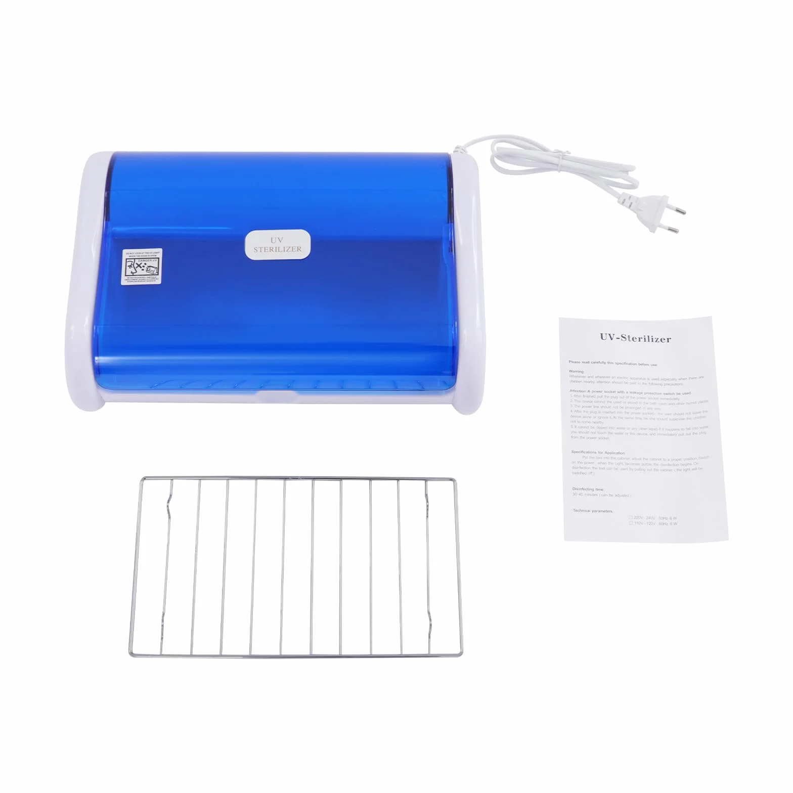 Sterilizzatore,Sterilizzatore per unghie, professionale UV strumento sterilizzatore per unghie, ozono e lampade UV, interruttore con un clic, attrezzature di bellezza Salon Spa