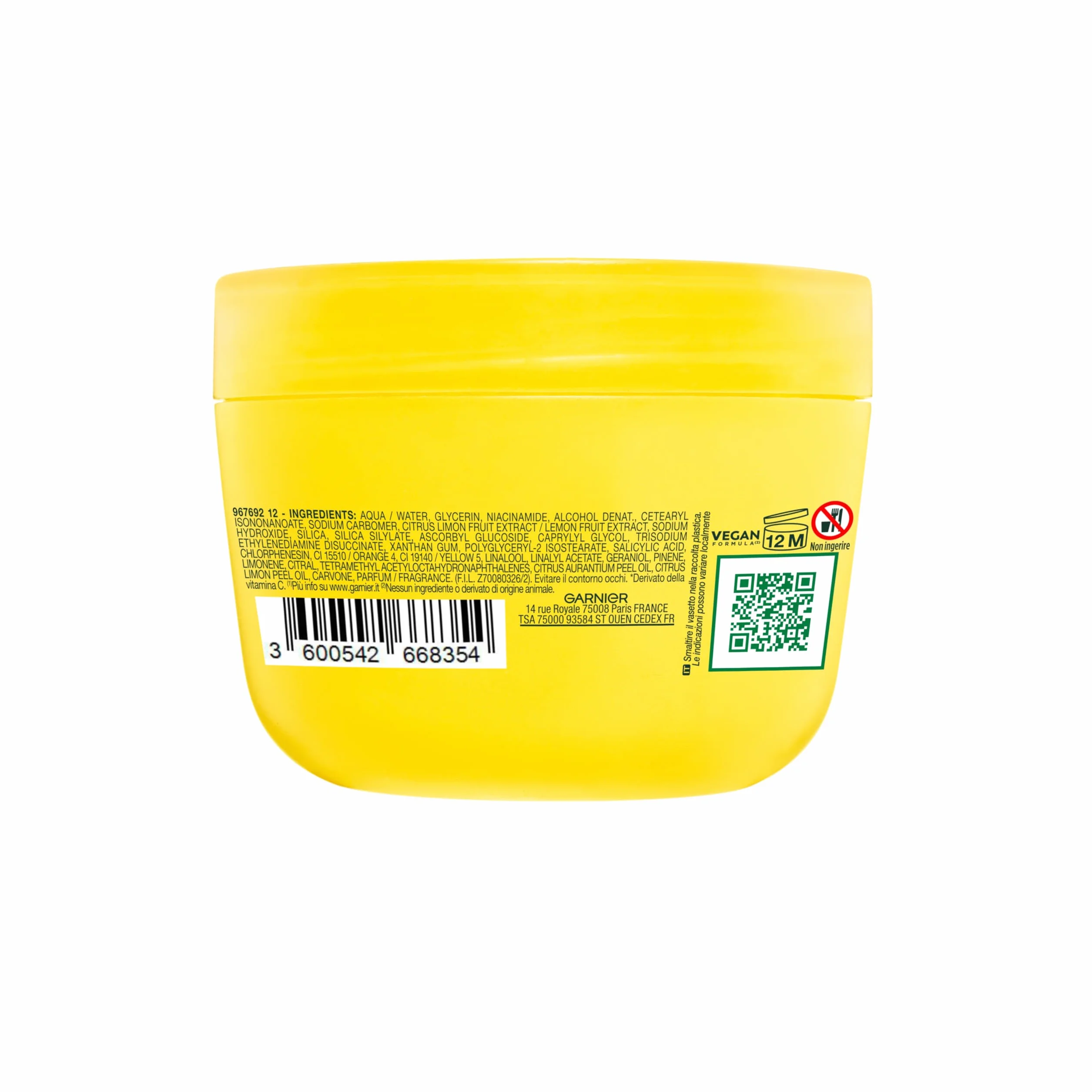 Garnier Vitamina C Fresh and Bright Crema Sorbetto Idratante Anti-Macchie 85 ml