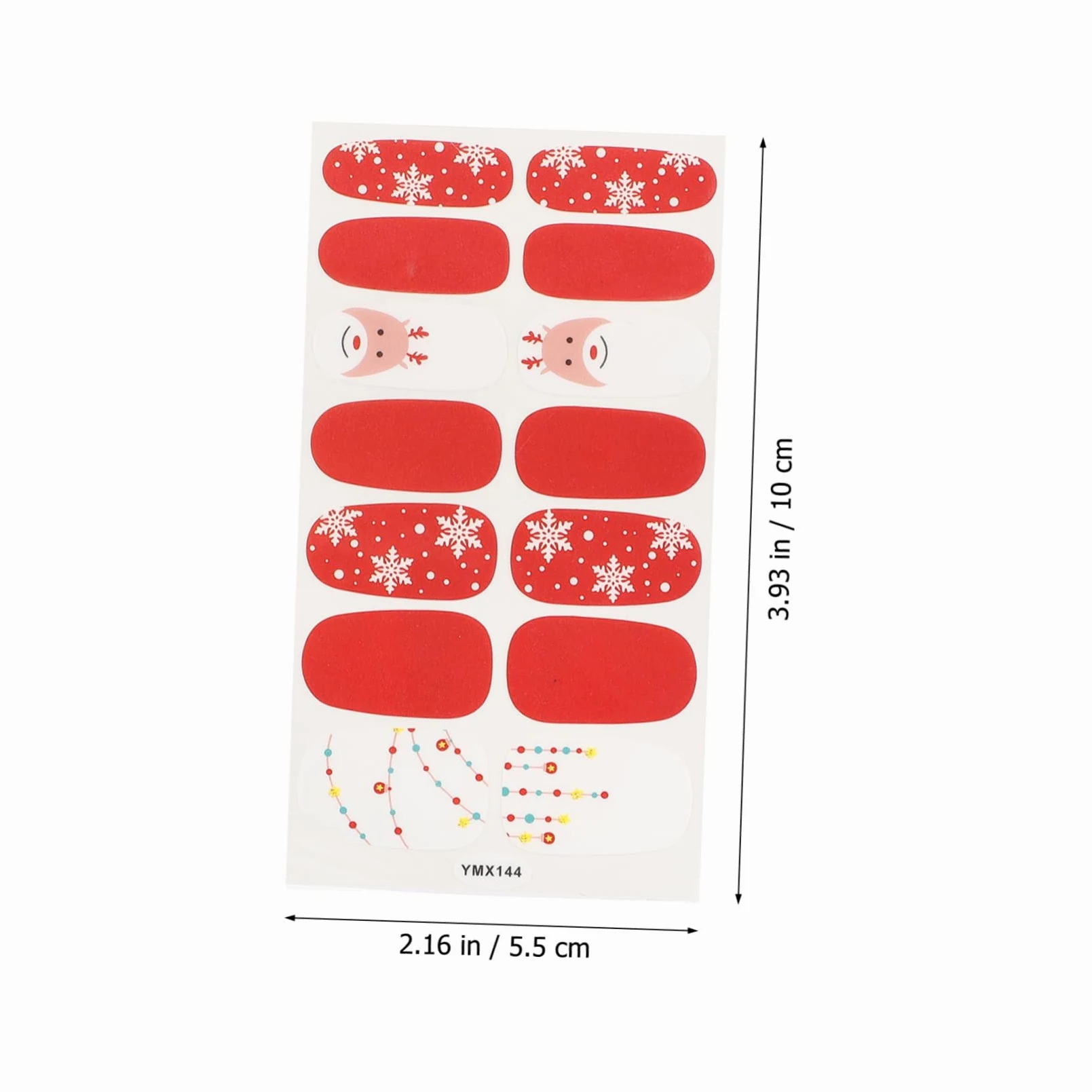 FRCOLOR 3 Set Adesivi Natalizi Per Nail Art Adesivi Unghie Natale Per Unghie Natalizie Adesivo Per ie Decalcomania Decalcomanie Per ie ie Etichetta 8 Fogli * 3