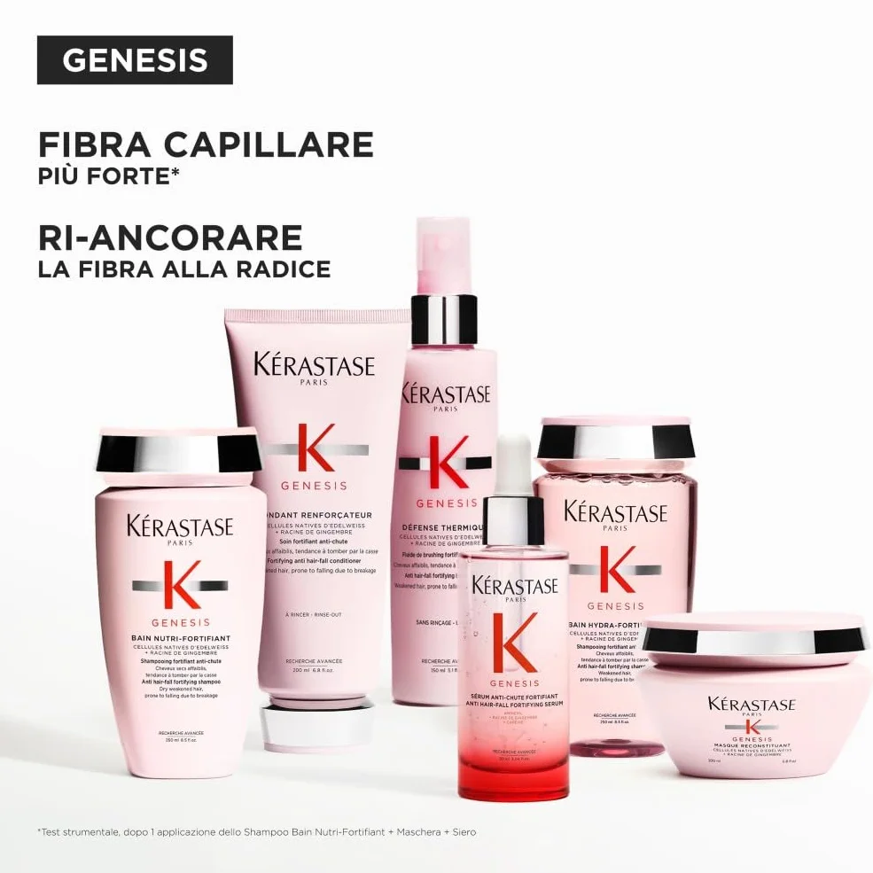 Kérastase Genesis Siero Fortificante Anti-Caduta Trattamento Senza Risciacquo Capelli Fini Indeboliti