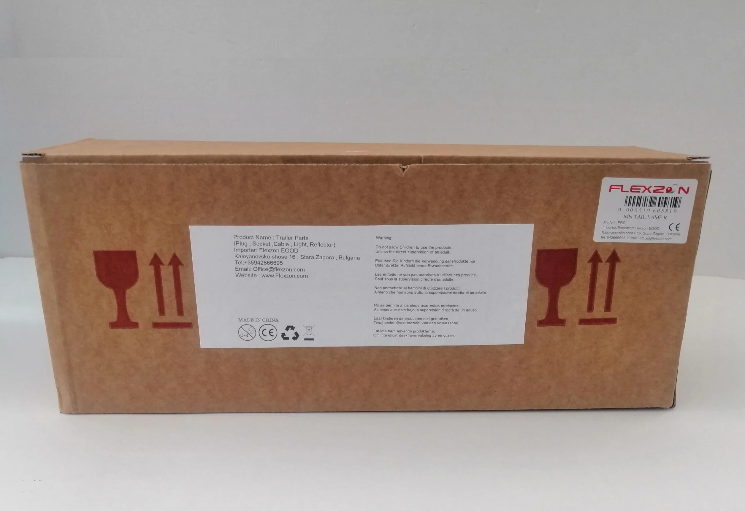 Fanale Luce Ingombro Bianco Rosso 24V Caravan Roulotte Camion Van