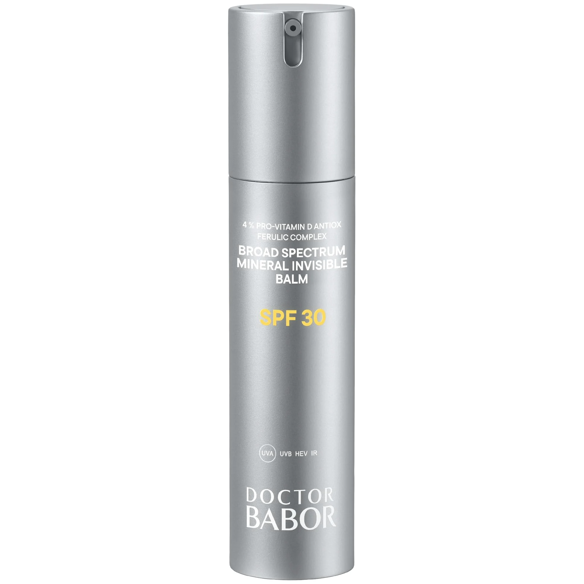 DOCTOR BABOR Crema viso SPF 30 – Protezione solare 30 contro i raggi UVA/UVB, la luce blu e gli infrarossi – Protezione solare con filtri minerali dal finish naturale (50 ml)