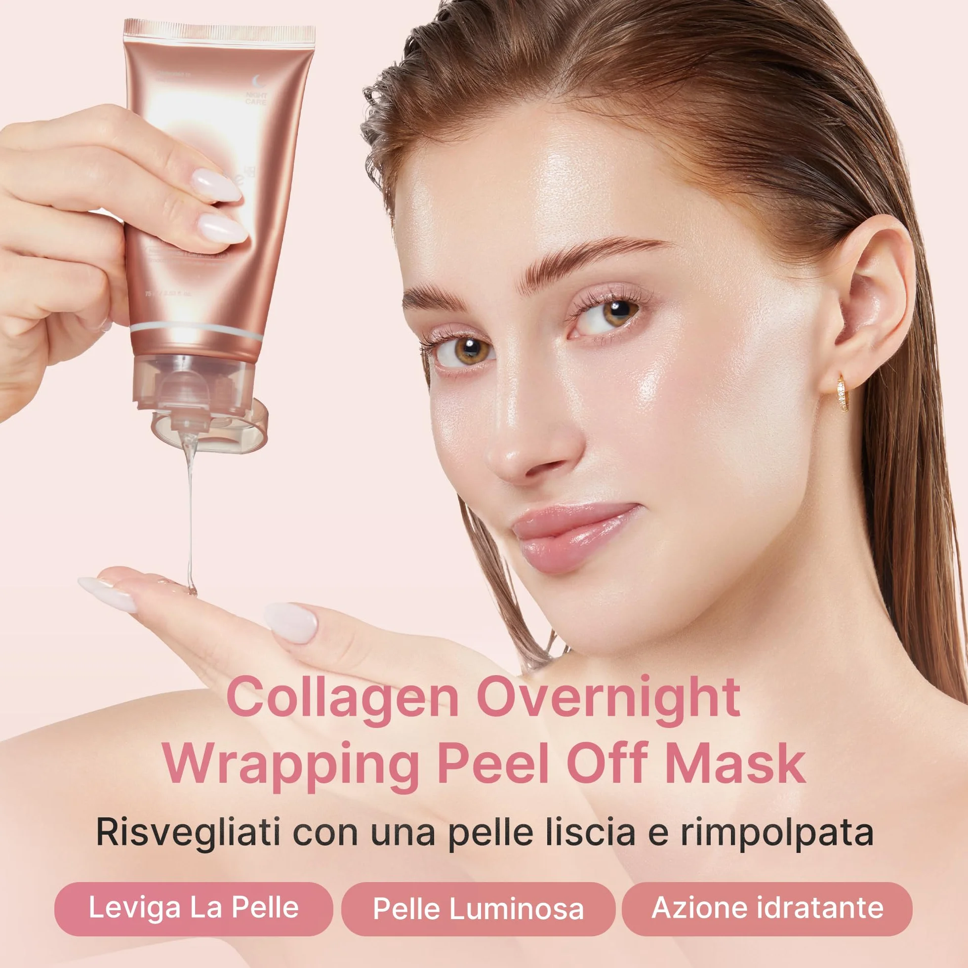Medicube Collagen Night Wrapping Mask Maschera Collagene Viso Notturna 75 ml
