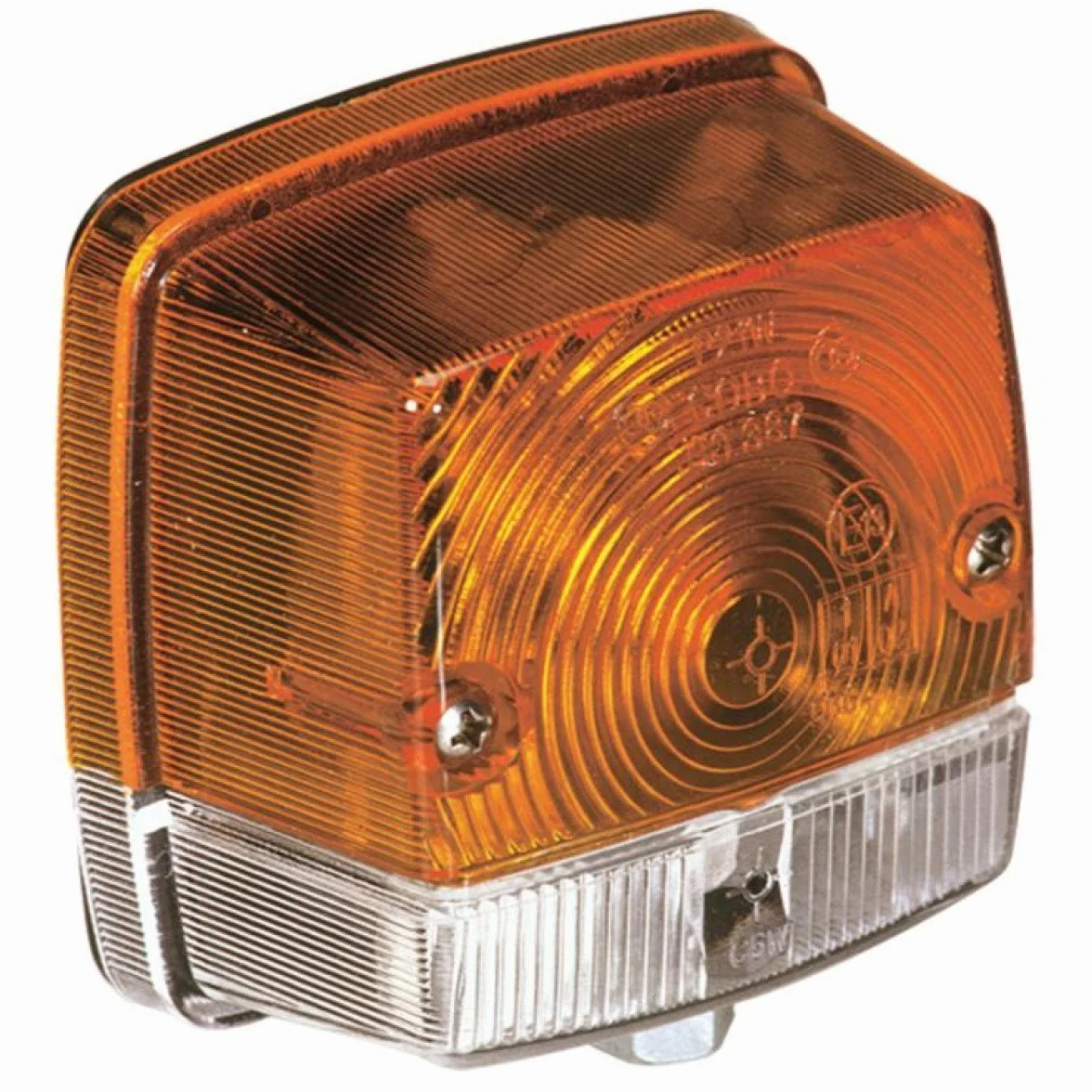 Fanale Anteriore per Trattore 84x83 mm Luce di Posizione Indicatore di Direzione Fissaggio Viti Made in Italy