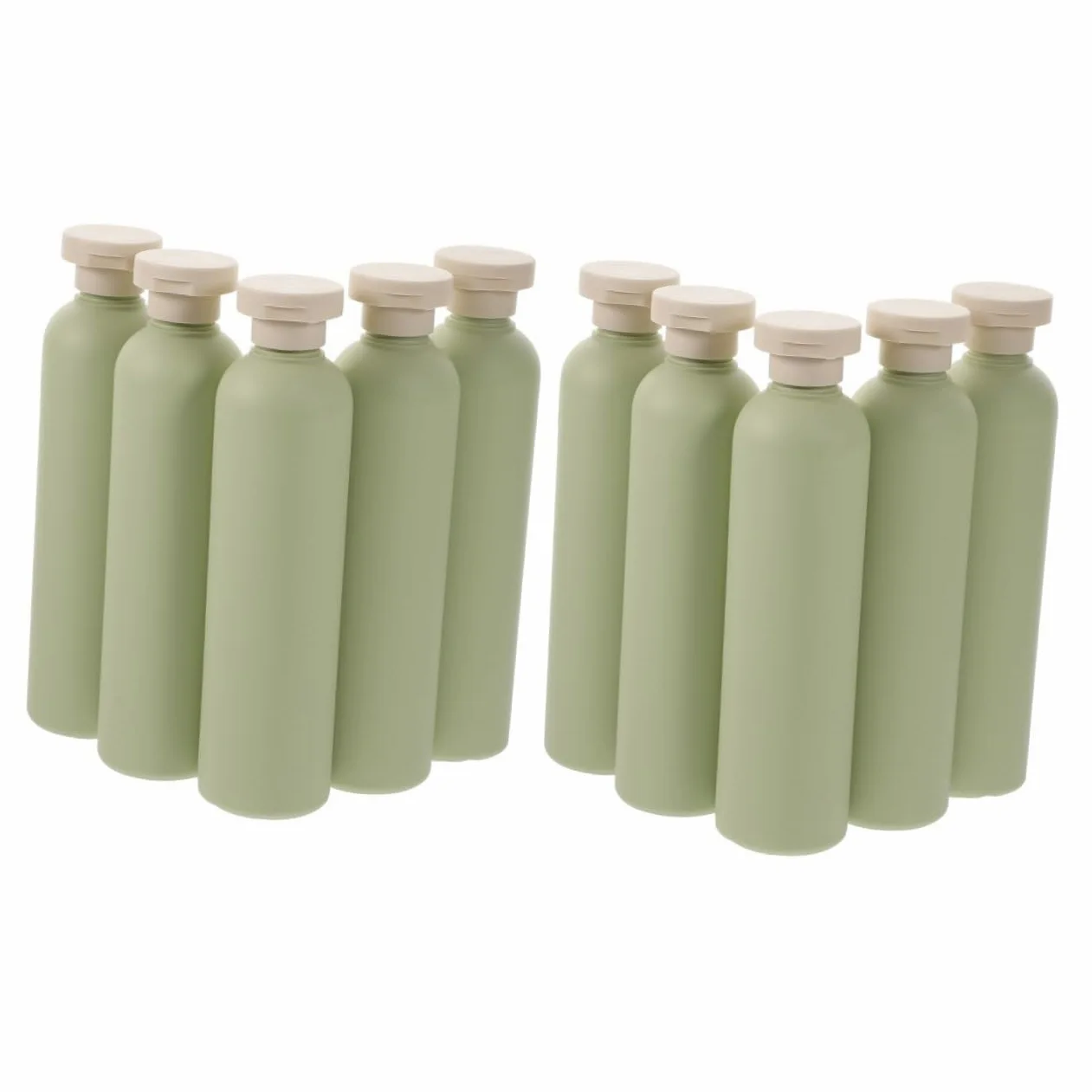 TOPBATHY 10pezzi Bottiglie Squeeze Plastica Da Viaggio Con Coperchio Da Riutilizzabili Per Shampoo e Lozioni Leggere e Compatte Per Uso Domestico e Viaggi