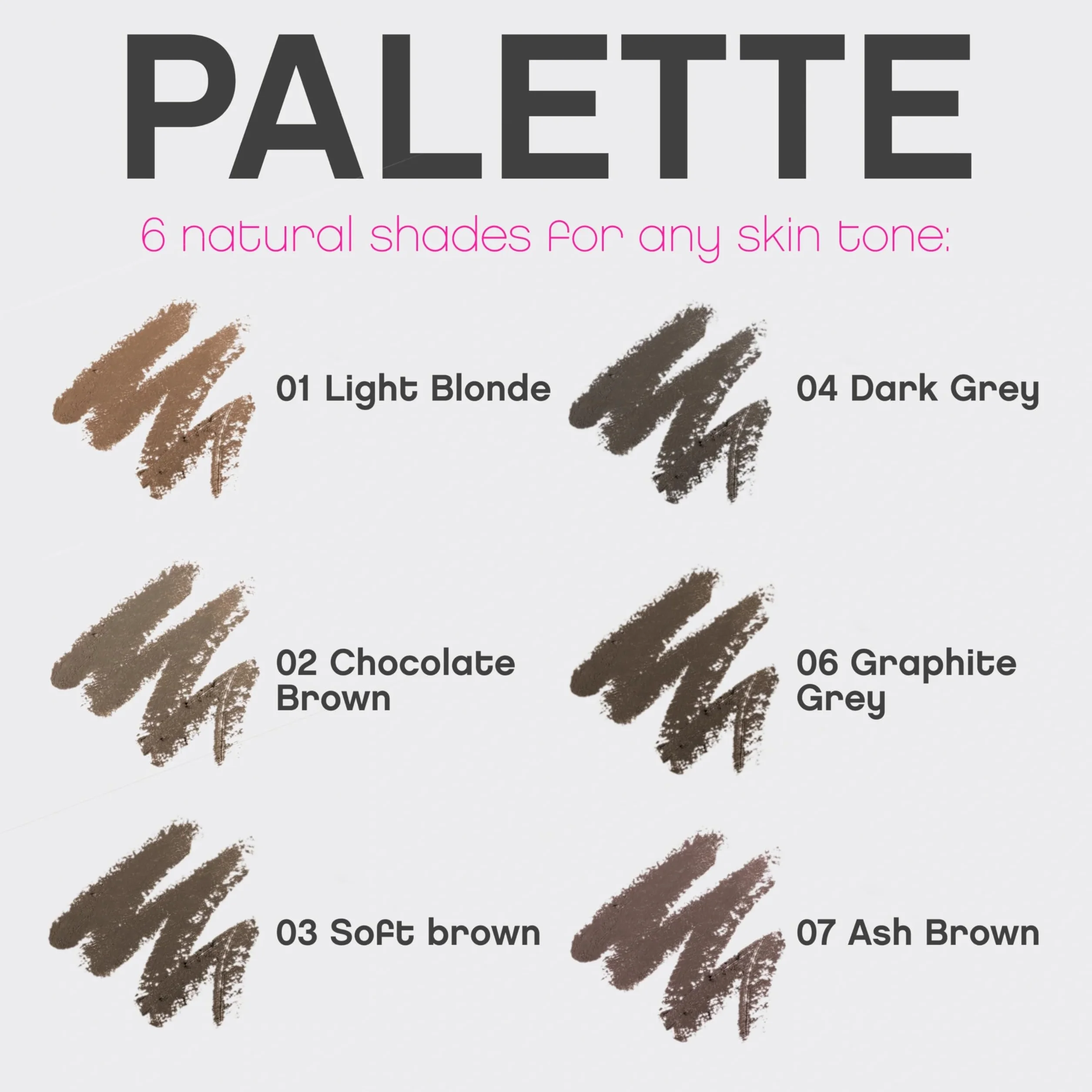 Vivienne Sabó | Brow Arcade Matita Automatica Sopracciglia 01 Light Blonde | Waterproof, Formula in Cera, Scovolino, Effetto Microblading, Lunga Tenuta, Punta Fine, Styling