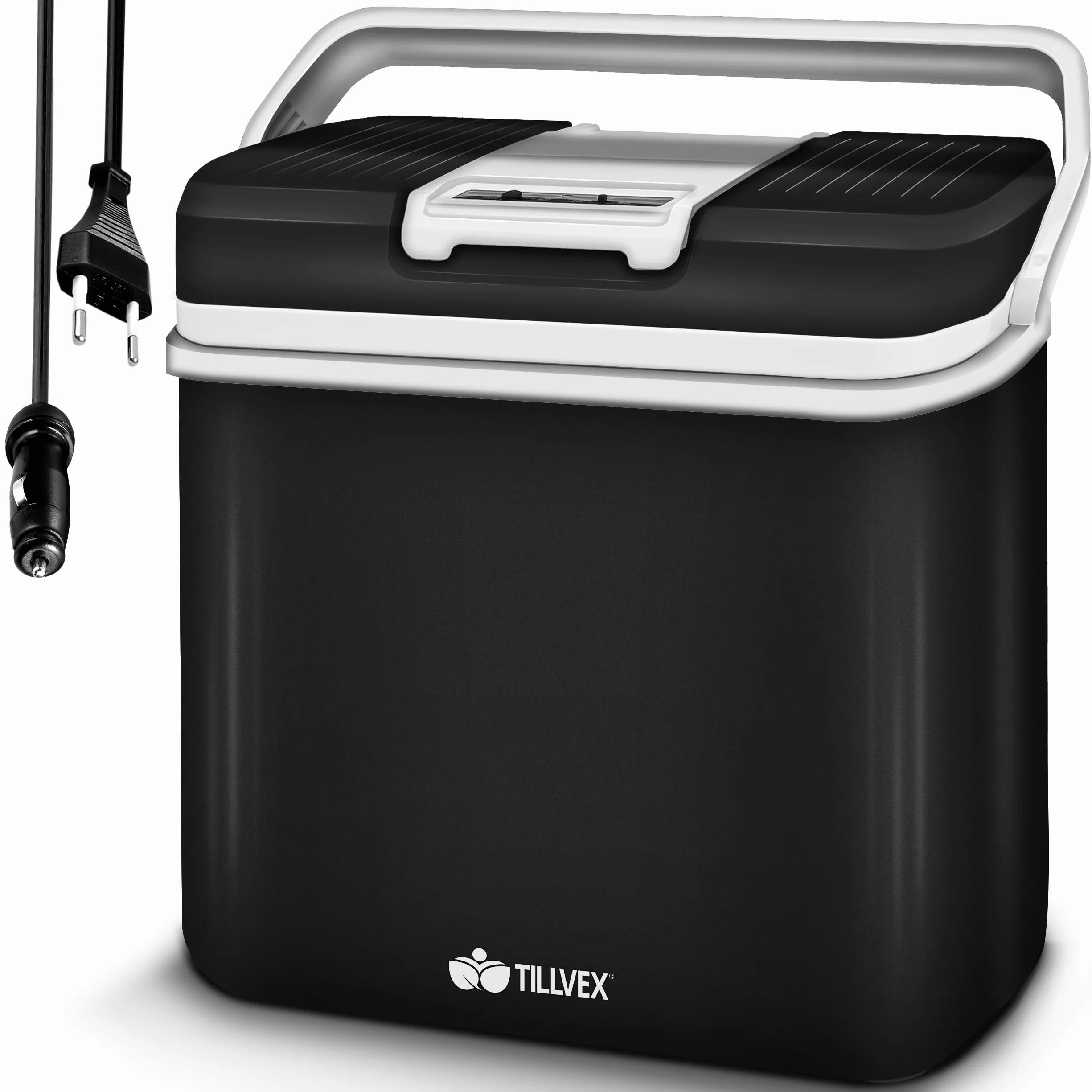 tillvex Frigorifero elettrico Portatile 24L Mini-frigorifero 230V 12V campeggio auto camper ECO