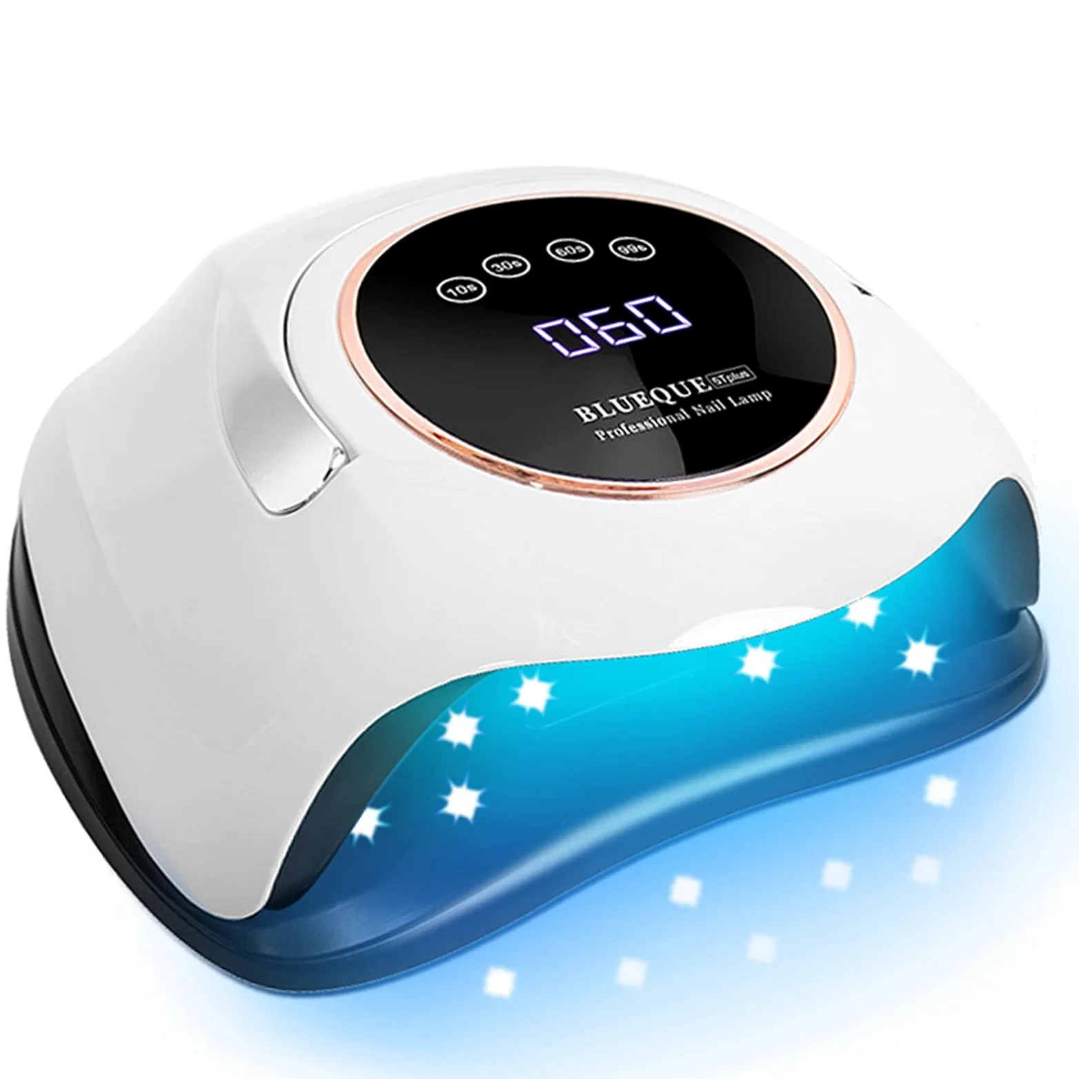 ZYC Lampada per asciugare Le Unghie 60led La più recente Lampada UV LED 120w / 72w Asciugatrice per Unghie con sensore Intelligente Luce Gel a polimerizzazione Rapida Attrezzatura per Unghie