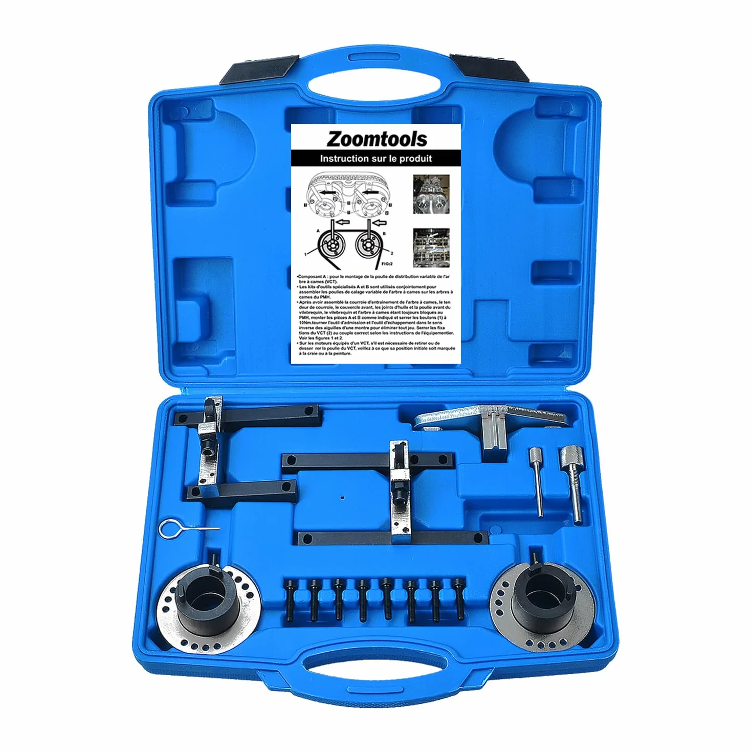 Kit 16 Pezzi Blocco e Allineamento Albero a Camme Motore, Adatto per Ford Fiesta 1.0 EcoBoost (SCTi), Compatibile con Mondeo Fiesta (2013-2017), Focus (2012-2018)