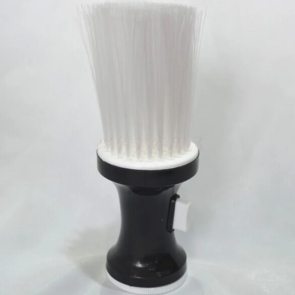 Rimuovi pennello Parrucchiere Spolverino professionale per collo con manico in plastica Usa Strumenti per baffi facciali da barbiere Barbiere