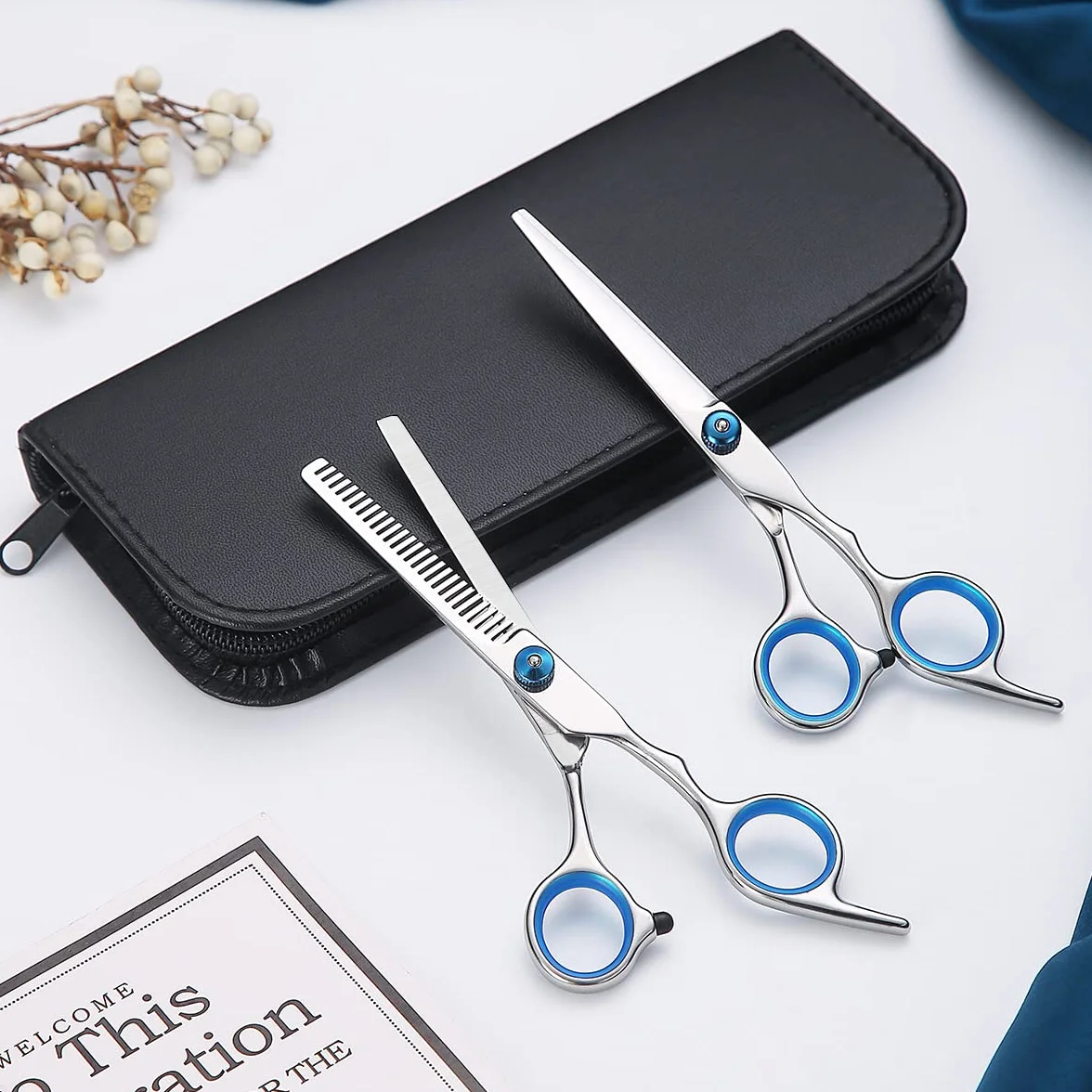 Kyraton Forbici Professionali da Taglio Capelli Diradamento Denti Parrucchiere Barbiere Salone