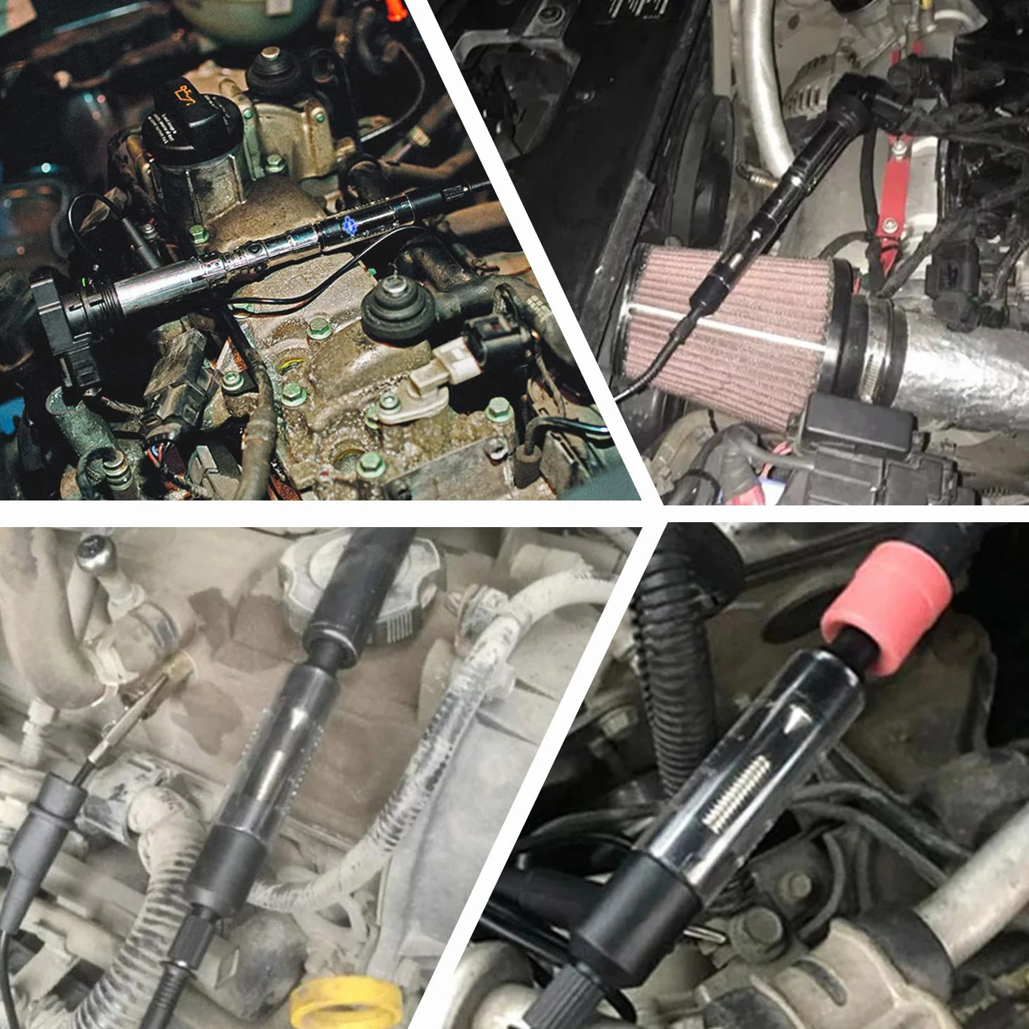 Tester candela auto Sistema di accensione Rilevatore diagnostico bobina Strumento riparazione