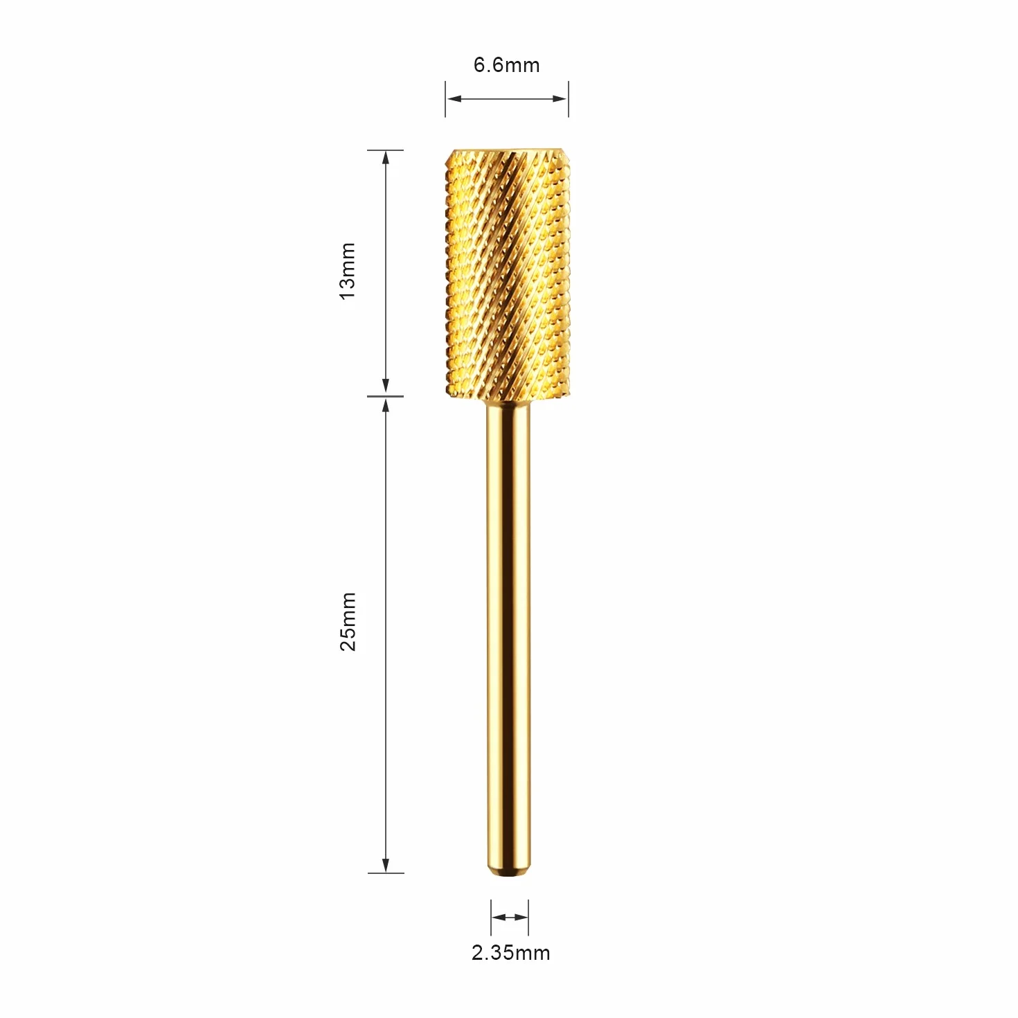 JCMaster Punta Fresa Unghie Carburo di Tungsteno Grana Media per Rimuovere Gel Acrilico Calli