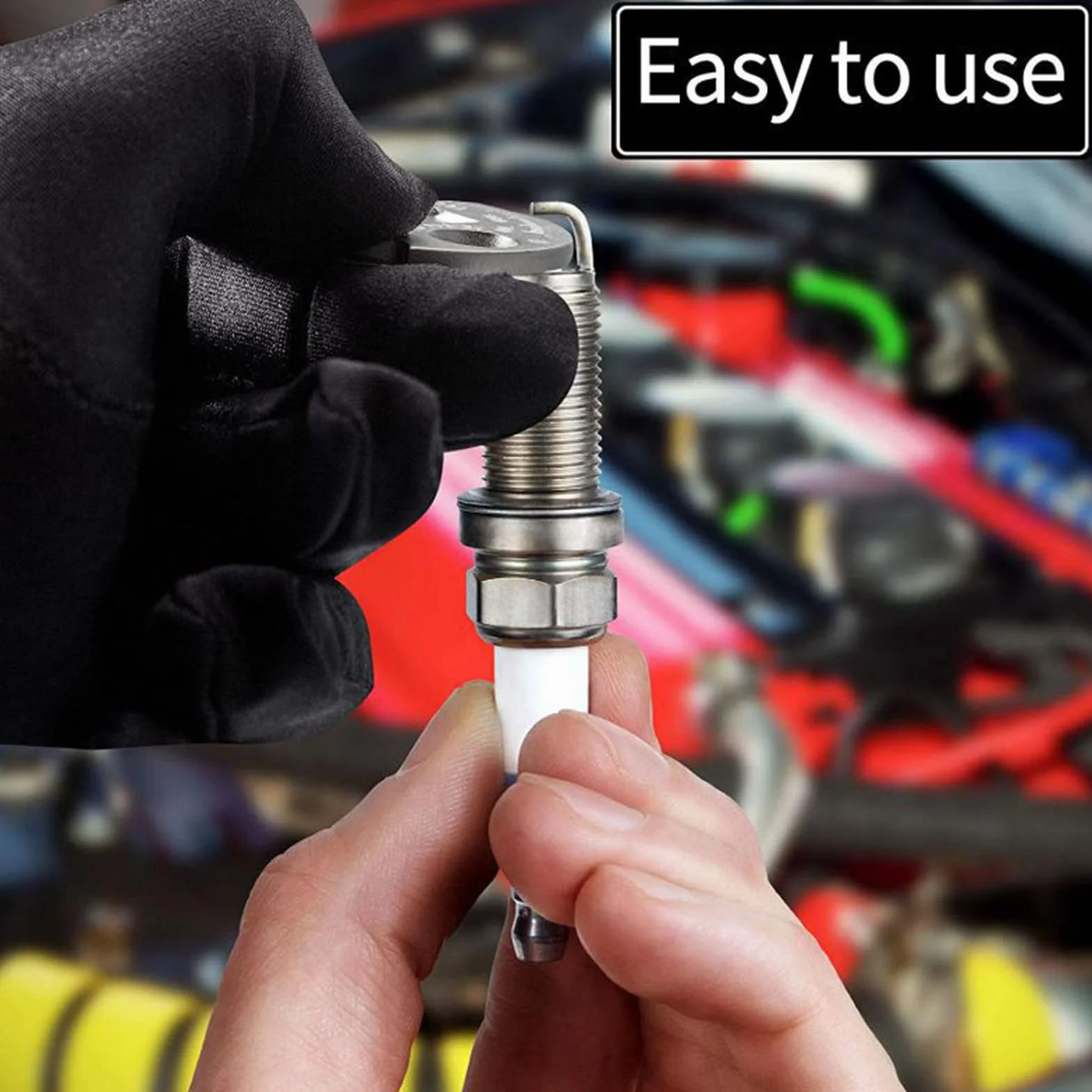 Strumento per Regolare Distanza Candele 0.6-2.4 mm Metallo a Forma di Moneta per Auto Moto Camion