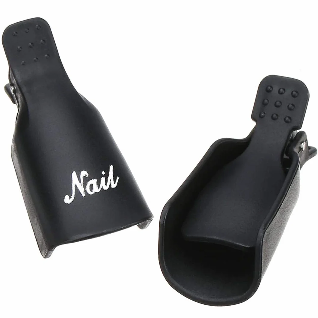 Clip per Rimuovere lo Smalto, Acrilico Chiodo Arte Berretto Gel Dello Smalto Strumento per Avvolgere le Unghie per Manicure UV Rimozione Clips Nail Polish Remover