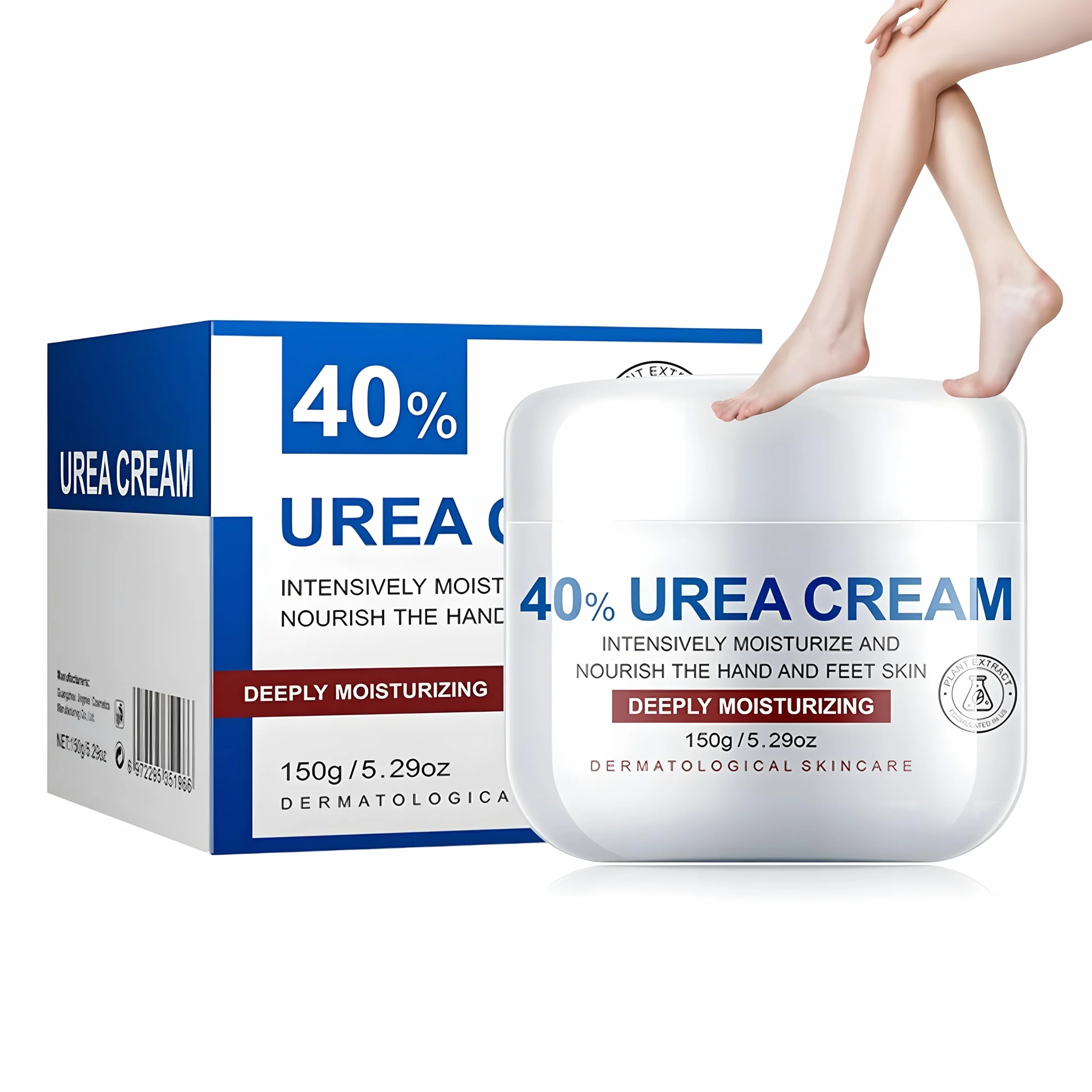 Crema Piedi Urea 40% 150g Trattamento Per Talloni Screpolati Ammorbidimento Dei Calli