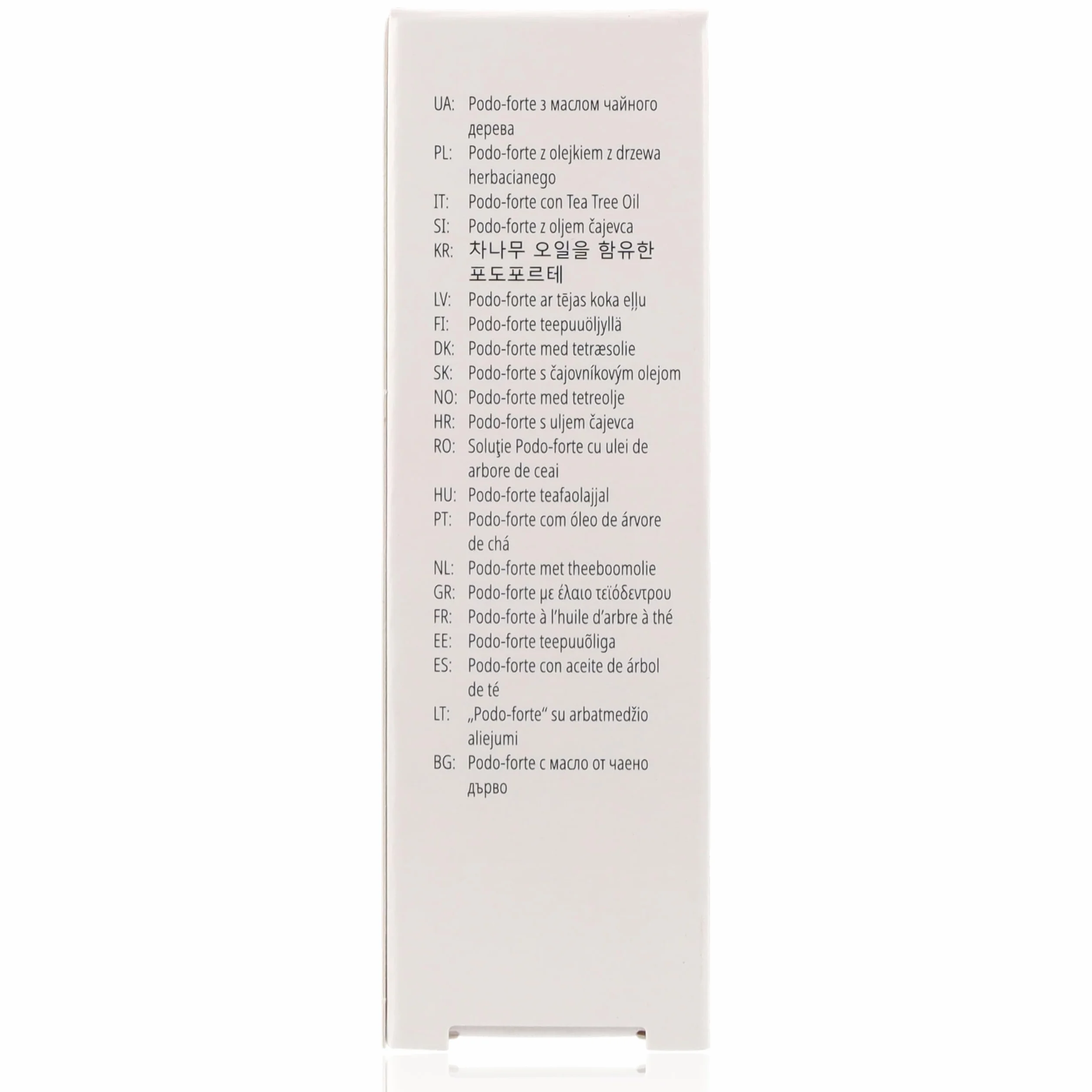 Podo forte fluido con olio di albero del tè, cura speciale delle dita, cura delle unghie, pediBaehr, 30 ml