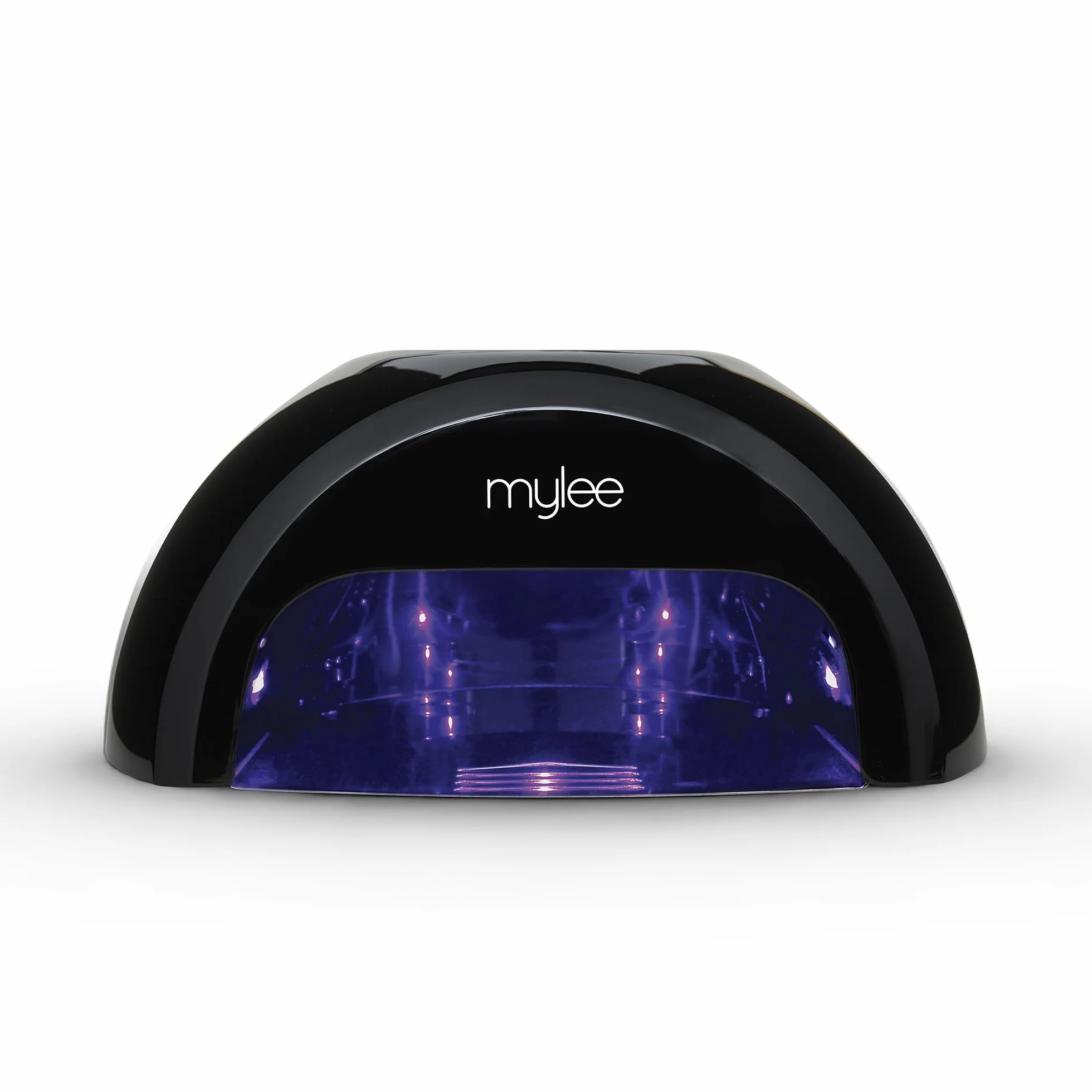 Mylee Lampada a LED per Asciugare Smalto Gel, 5 Dita, Polimerizzazione Convessa, Base Rimovibile, Modalità Basso Calore