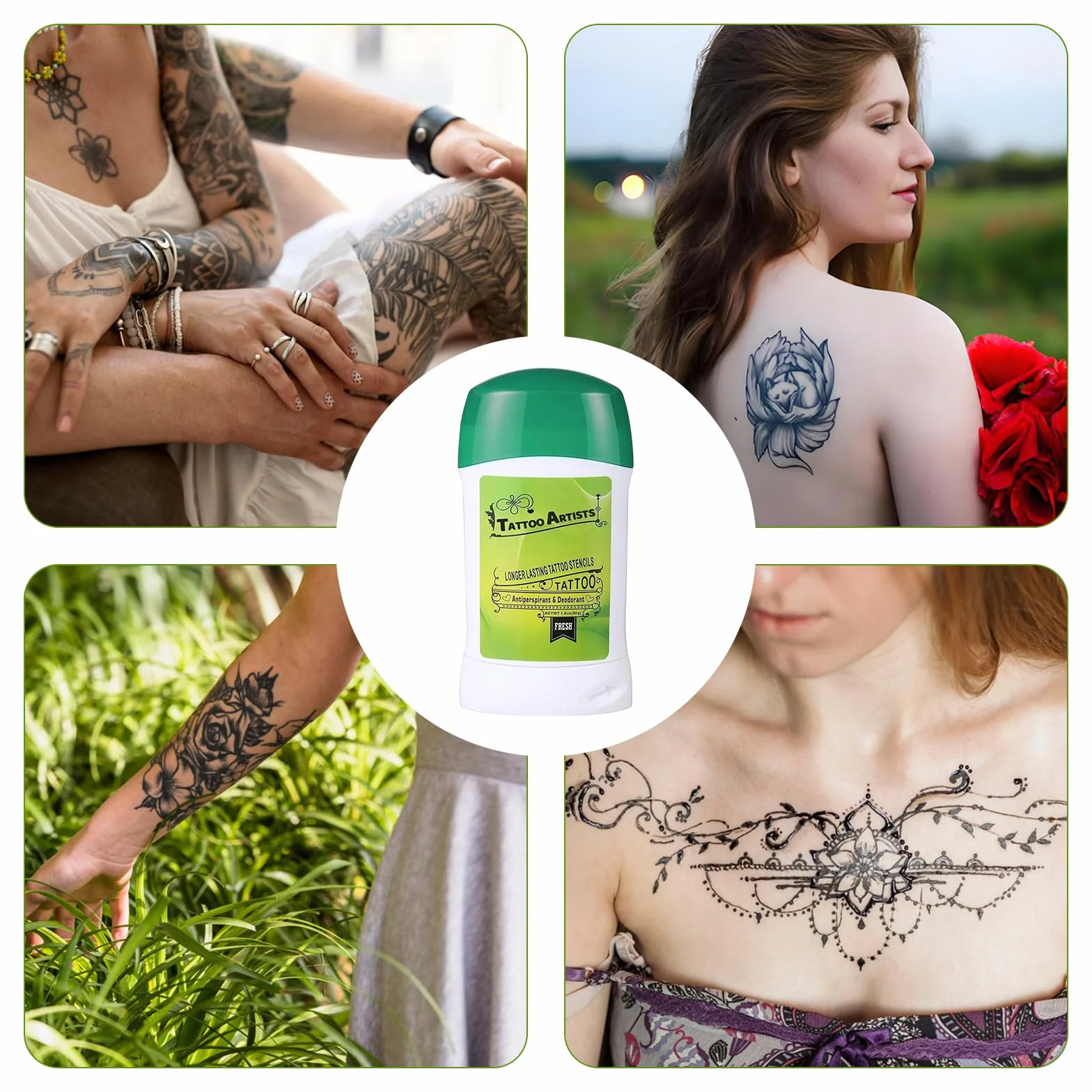 Tattoo Transfer Gel Stencil Gel - TONBAO Crema Gel per Trasferimento Tatuaggi Doppio Pack 2 x 51g per Professionista Formula Veloce Asciugatura Linee Chiare