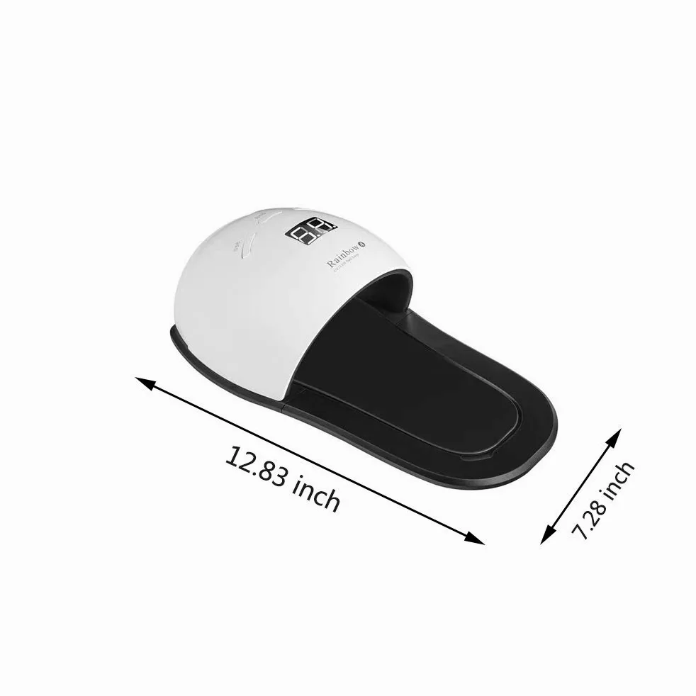 Lampada Unghie UV LED 48W Asciugatrice UV Unghie Gel Manicure Shellac con 4 Timer(10S,30S,60S,99S), LCD Display, Asciuga Unghie e Lampade UV
