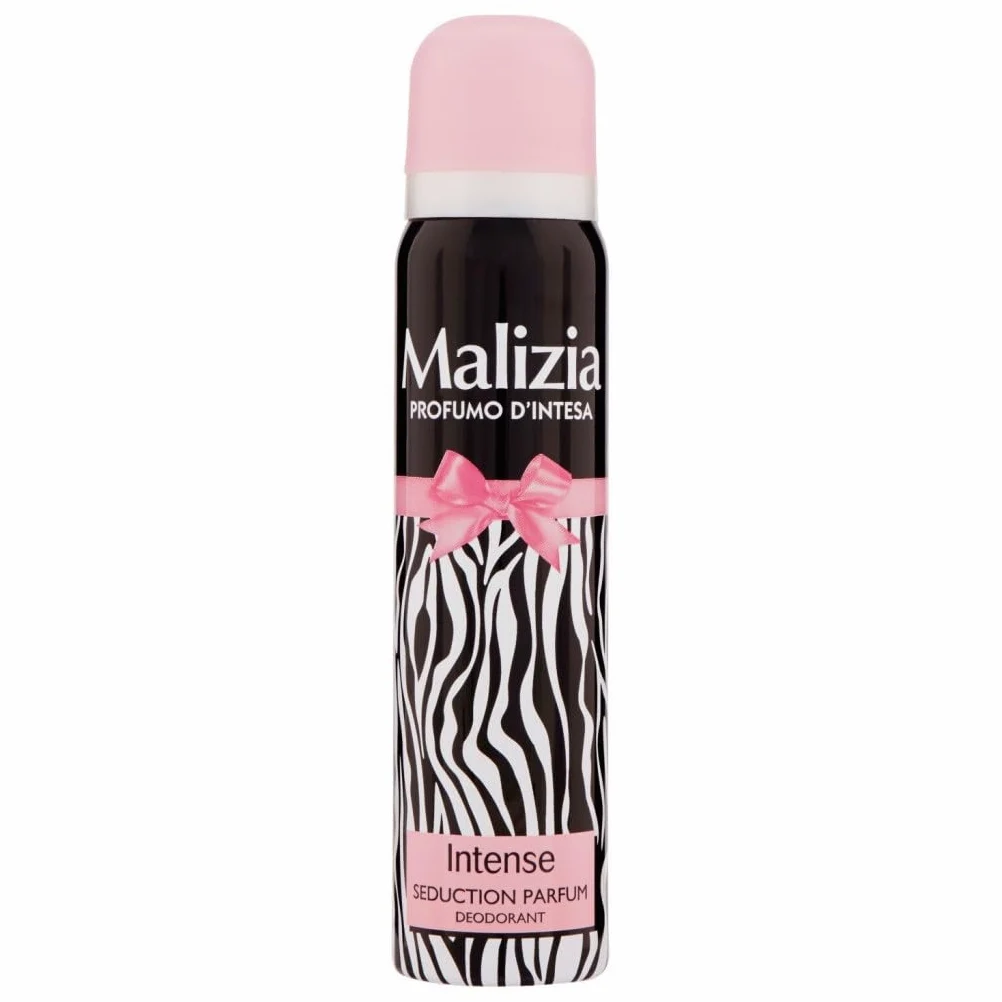 MALIZIA - Deodorante Donna Intense Seduction Profumo, deodorante spray da donna, 100 ml + portachiavi gratuito Beni Culinari