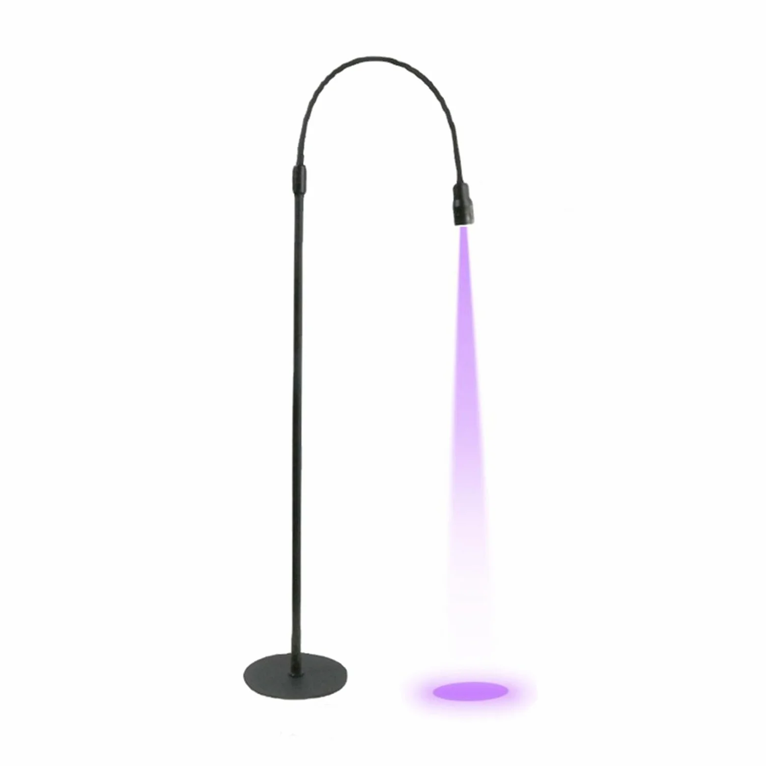 Topiky Lampada UV di Bellezza per Extension Ciglia, Luce UV con Controllo a Pedale, Lampada Polimerizzante per Colla UV per Ciglia, Lampada per Unghie a LED a Collo di Cigno (Spina UE 5W)