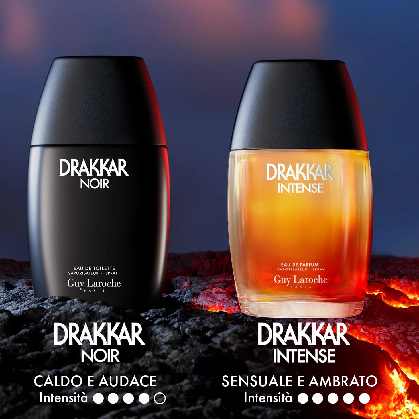 Guy Laroche Drakkar Noir Eau de Toilette Intensa dla Mężczyzn