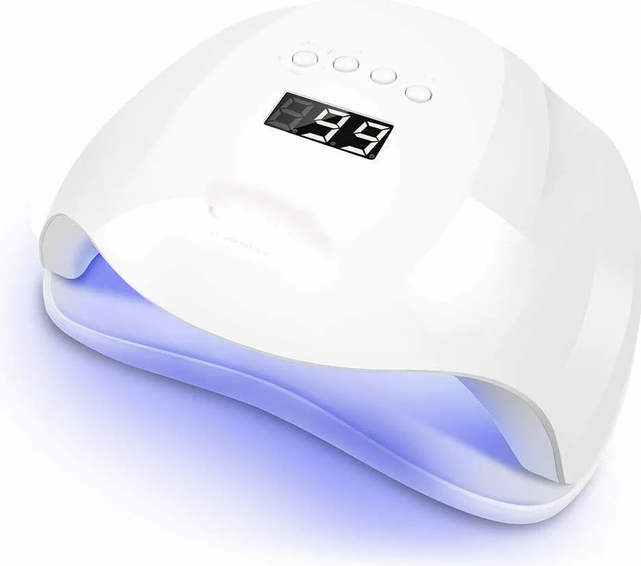 Lampada UV LED 54W per Unghie Fornetto Professionale Manicure Pedicure 4 Timer Sensore