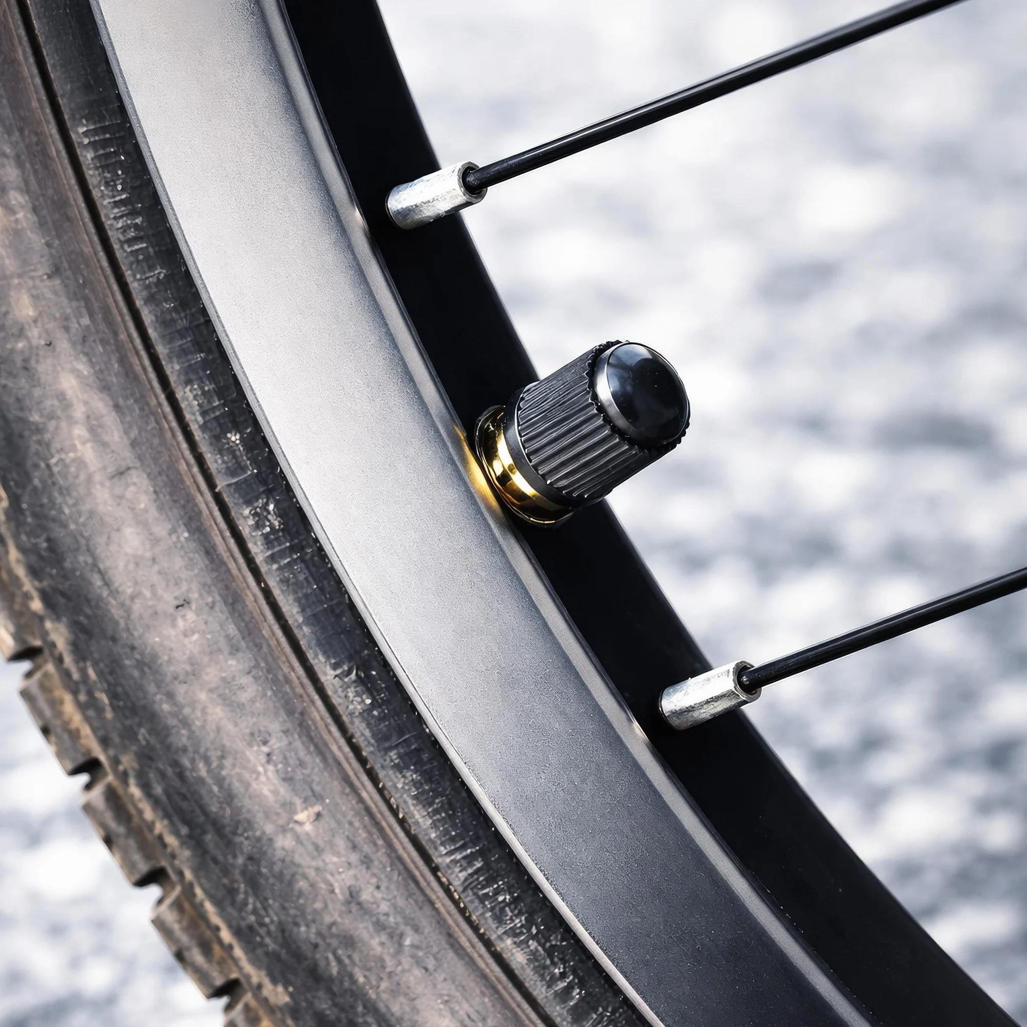 Tappi Coprivalvola per Pneumatici Compatibili Auto SUV Moto Bici Coperture Valvola Schrader Resistenti Guarnizione Interna Nero