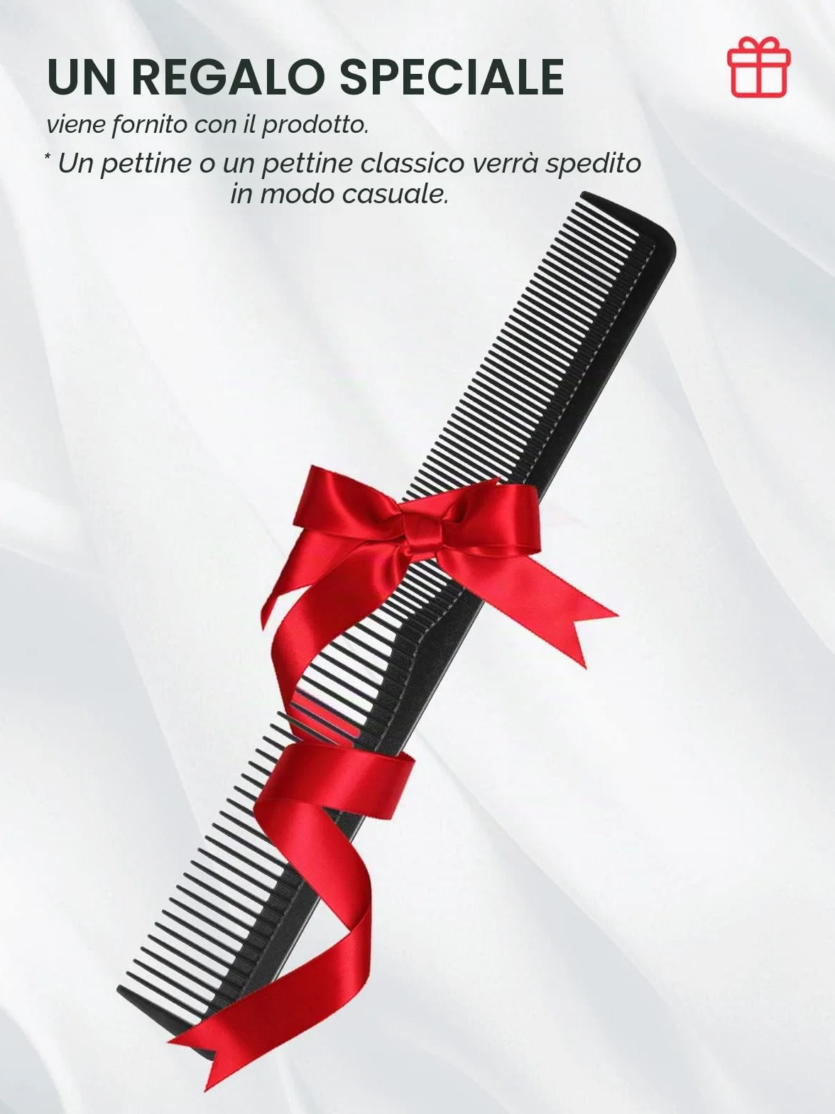 OMIRO Specchietto Mano Quadrato Nero M