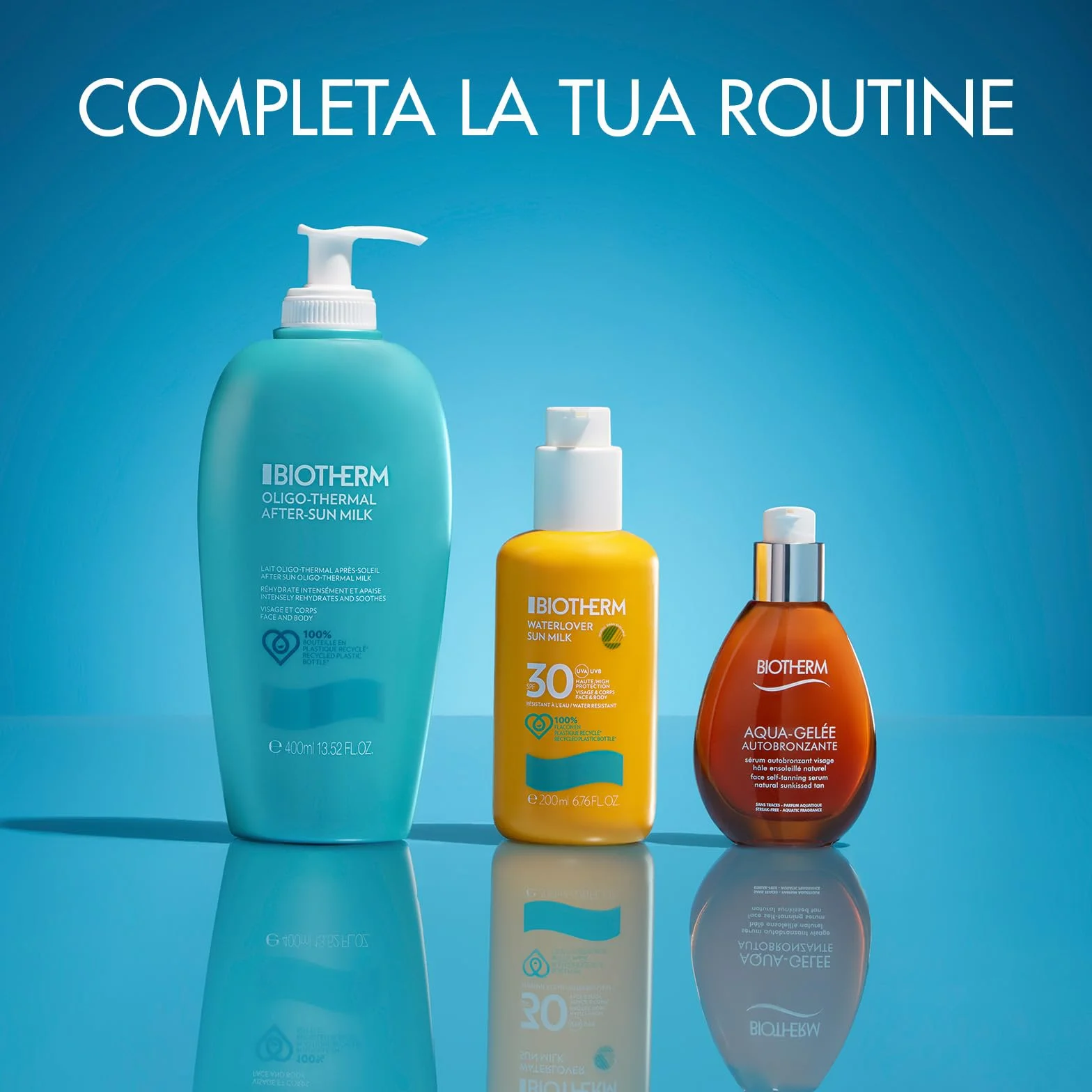BIOTHERM Oligo-Thermal After-Sun Milk, Latte Corpo Doposole, Trattamento Idratante e Nutriente, Effetto Lenitivo, Per Tutti i Tipi di Pelle, 400 ml