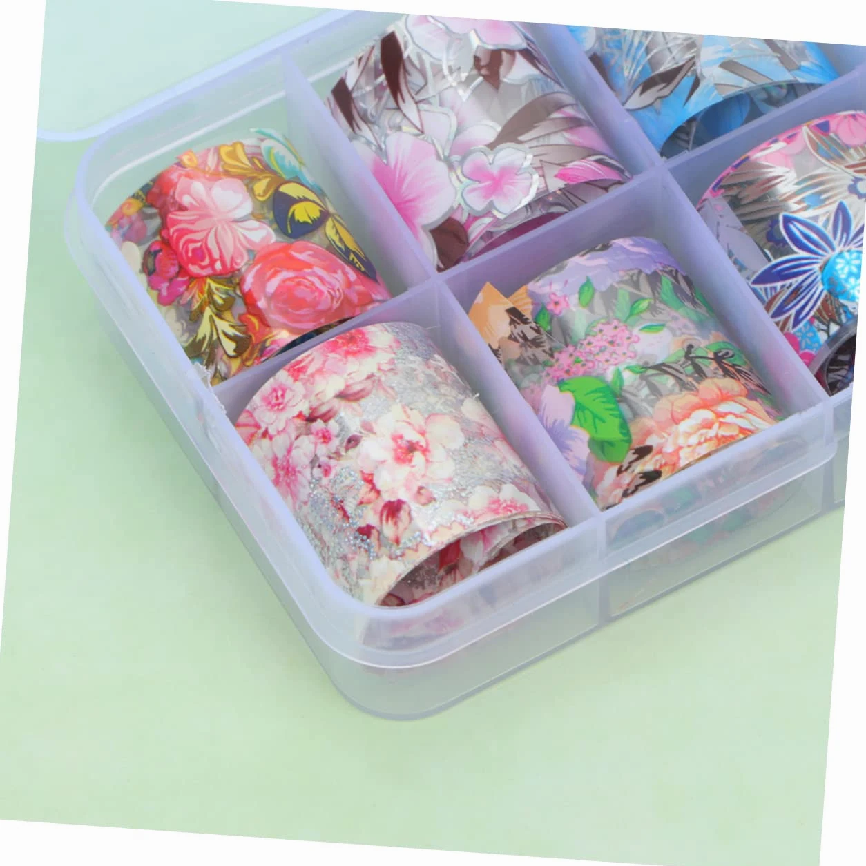 2 Set Adesivi Per Unghie Decorazioni Per Nail Art Con Design Unici Facili Applicare E Rimuovere Set Per Manicure E Pedicure Per Domestico 50 * 2