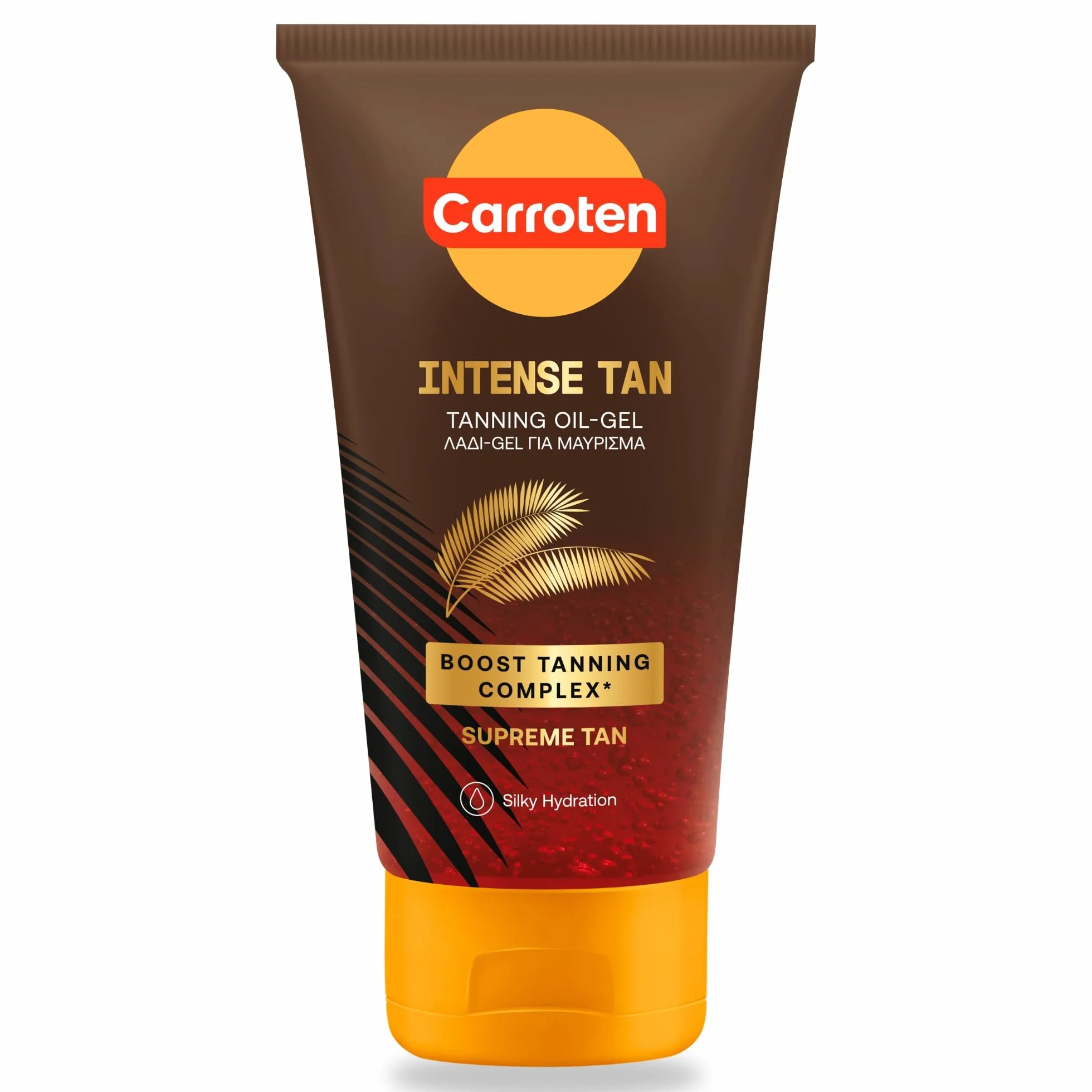 Carroten Olio Gel Abbronzante Intensivo 150 ml con Olio di Cocco e Vitamine A ed E
