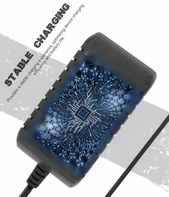 Adattatore AC/DC 13,5 V 1 A compatibile con la lampada per unghie ricaricabile professionale PURTATO P960, 96 W, LED UV, lampada UV portatile senza fili
