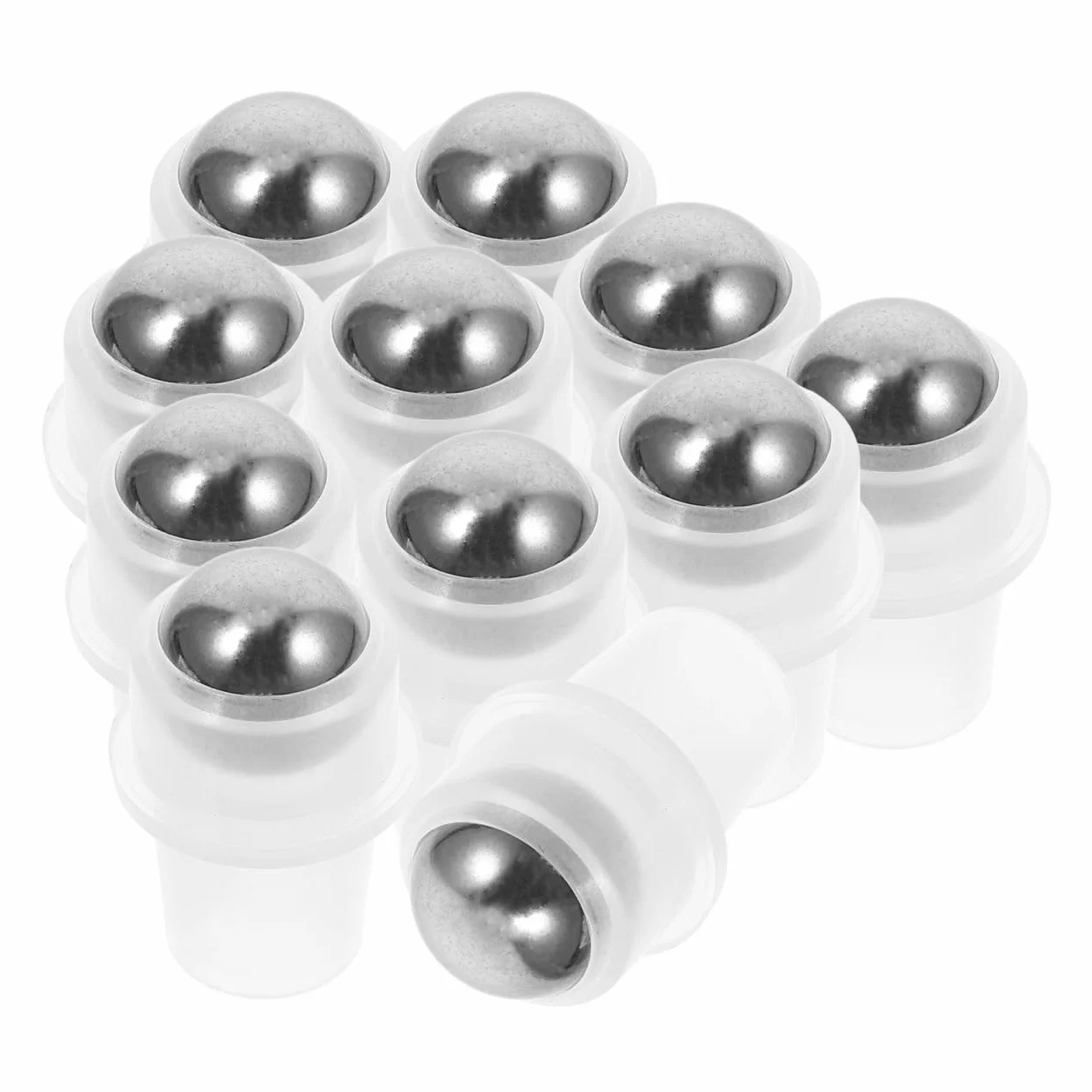 20 pezzi in acciaio inox, a prova di perdite, durevole, adatto per filettatura interna, bottiglie ricaricabili Rollon per oli essenziali e oli profumati, facile da montare