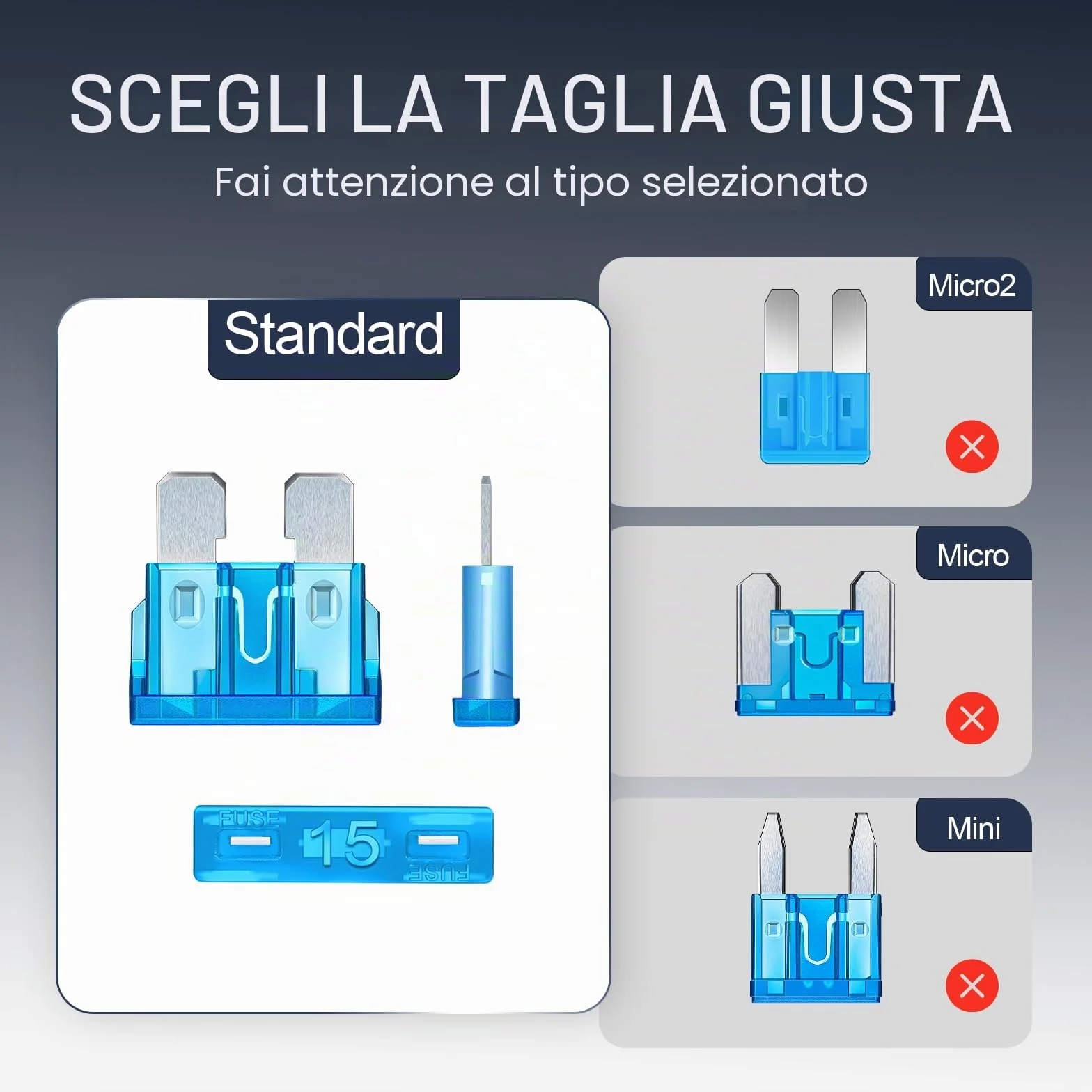 JOREST 120 fusibili auto set con estrattore – 2A-40A per auto camper camion moto