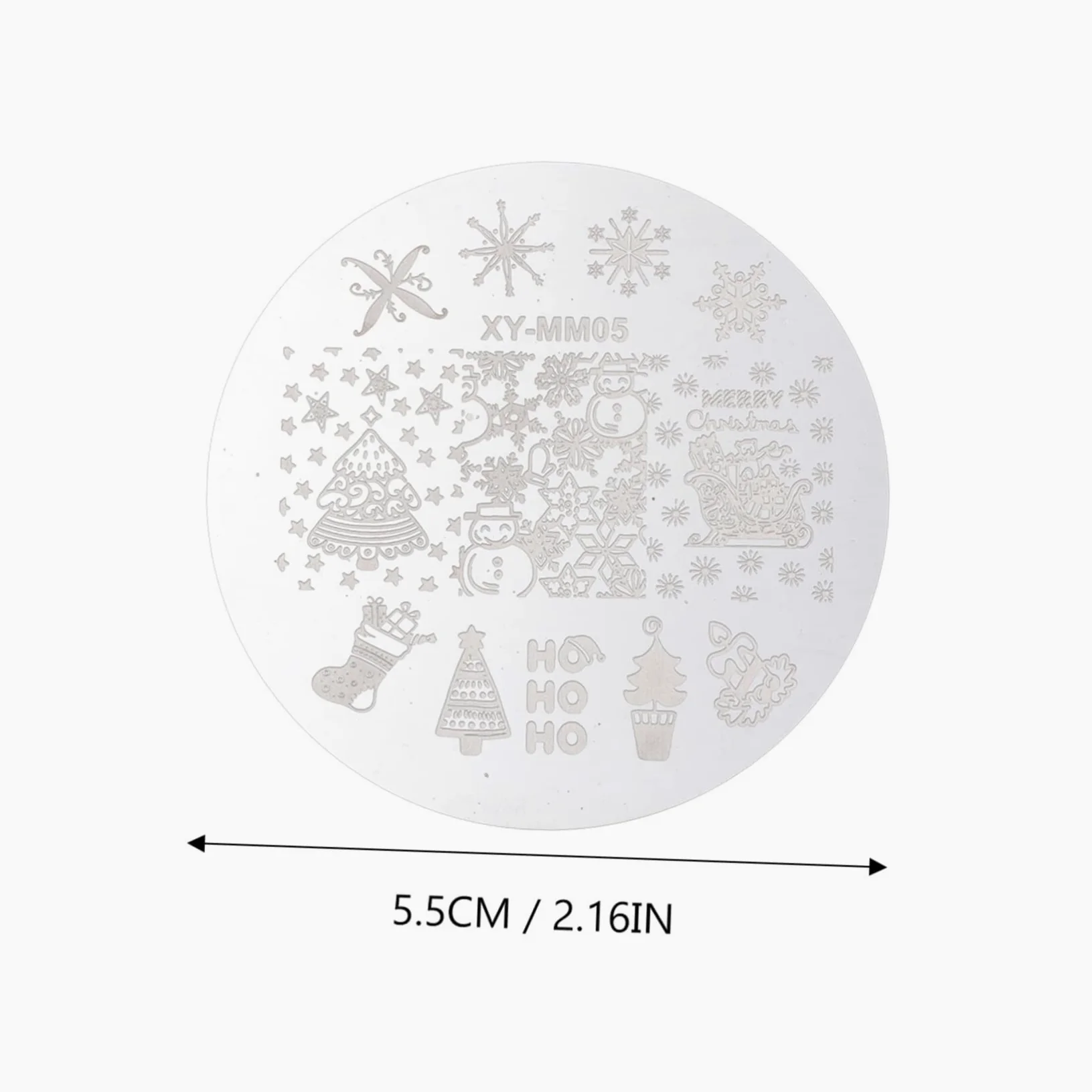 Healeved 3 Set Di Stamping Per Nail Art Natalizio Stamper Per Nail Art Piastre Per Stamping Per Manicure Modelli Per Stamping 10 Pezzi * 3