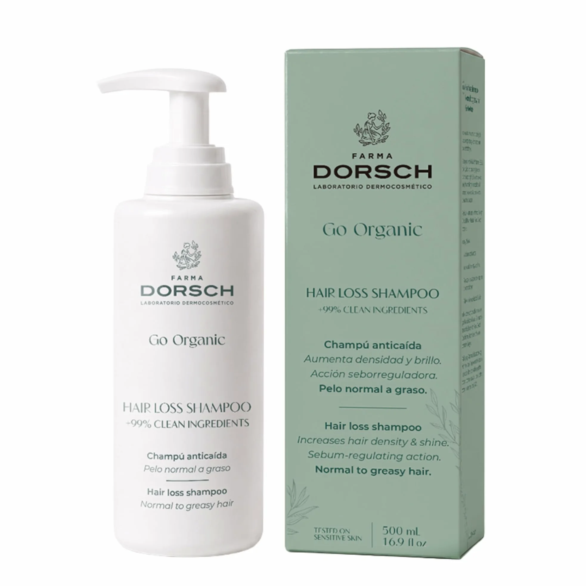 FARMA DORSCH | Shampoo Anticaduta Uomo e Donna | Shampoo Anticaduta Per Capelli Normali | 500ml