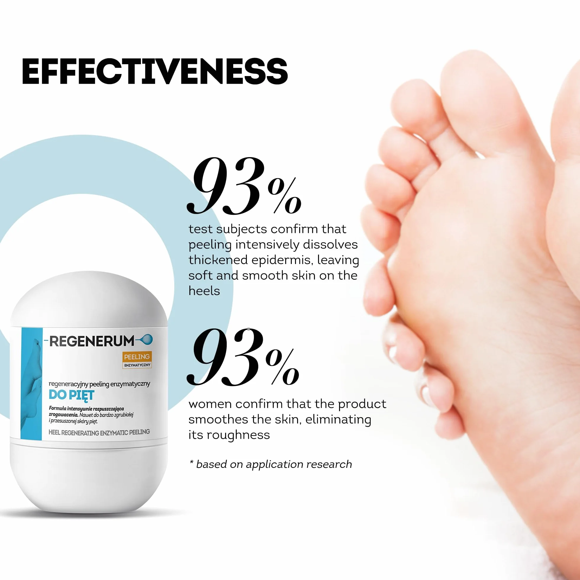 REGENERUM Peeling enzimatico rigenerante per talloni, 50 ml