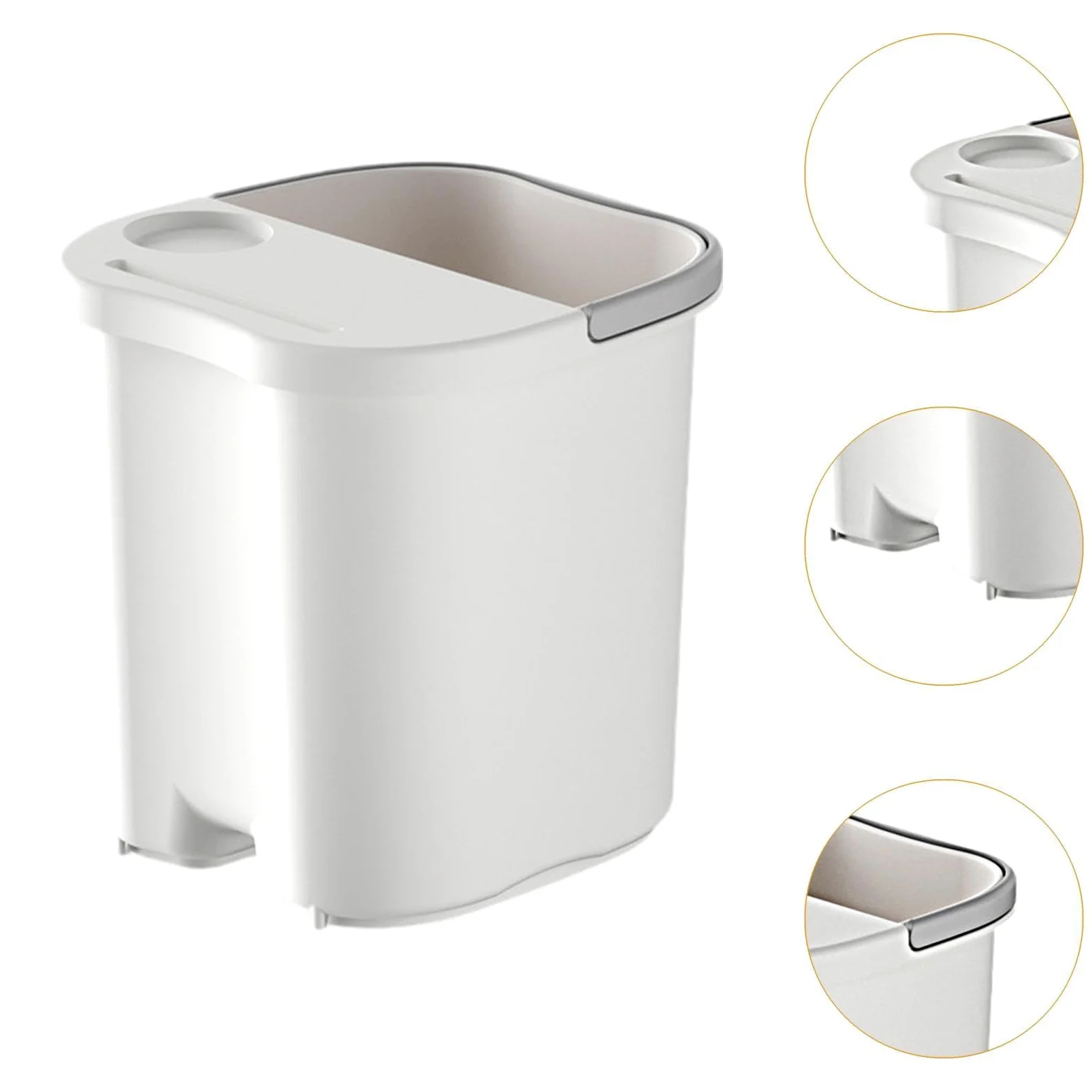 Vaschetta per Pediluvio/pedicure con Punti Massaggianti, Portatile in PP, per Rilassanti Pediluvi per Adulti, Anziani, Uso Domestico E Dormitori, Grande con Coperchio
