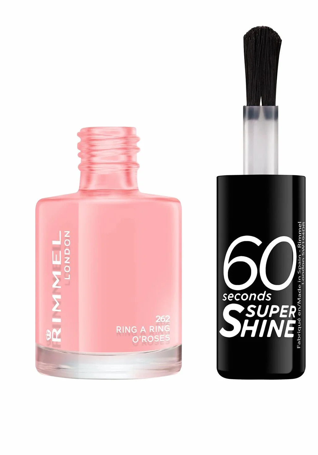 Rimmel London 60 Seconds Super Shine Smalto 8 ml 262 RINGARING Roses