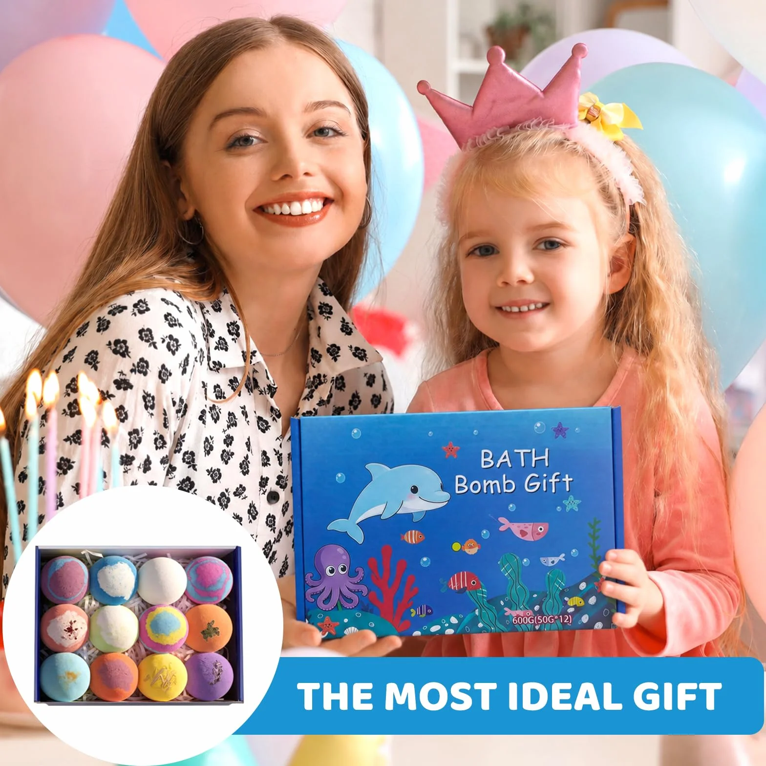 12 Pezzi Bombe Da Bagno Bambini Con Sorpresa, Bombe Da Bagno Con Sorpresa Naturali, Bomba Da Bagno Bambini, Bath Bomb Gift Per Compleanno Natale, Bath Bomb Bambini